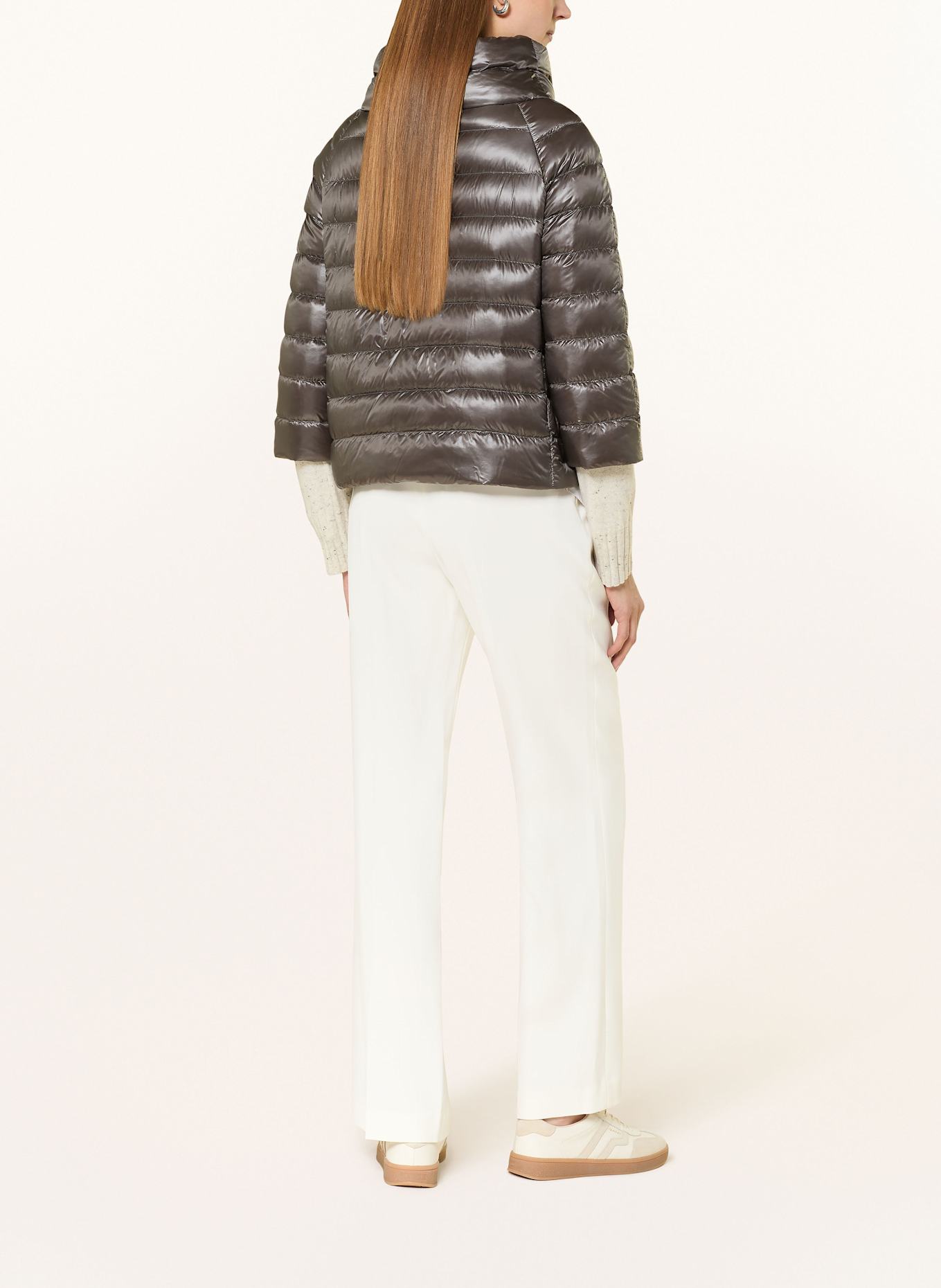 HERNO Daunenjacke SOFIA mit 3/4-Arm: TAUPE