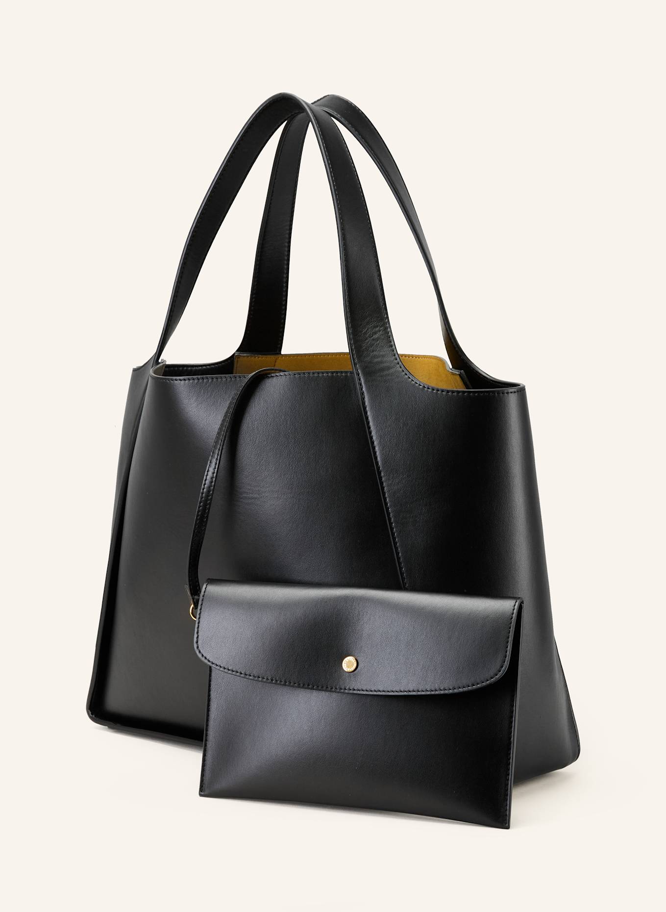 STELLA McCARTNEY Hobo-Bag mit Pouch: SCHWARZ