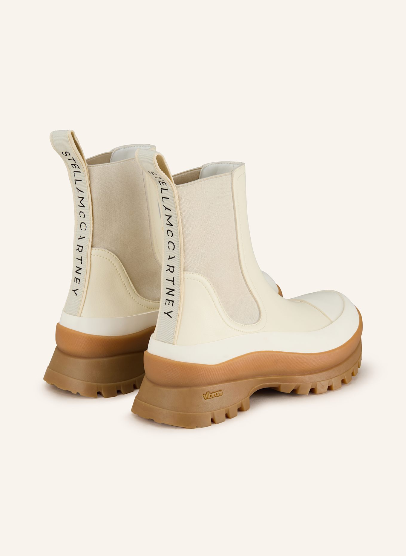 STELLA McCARTNEY Chelsea-Boots TRACE: CREME