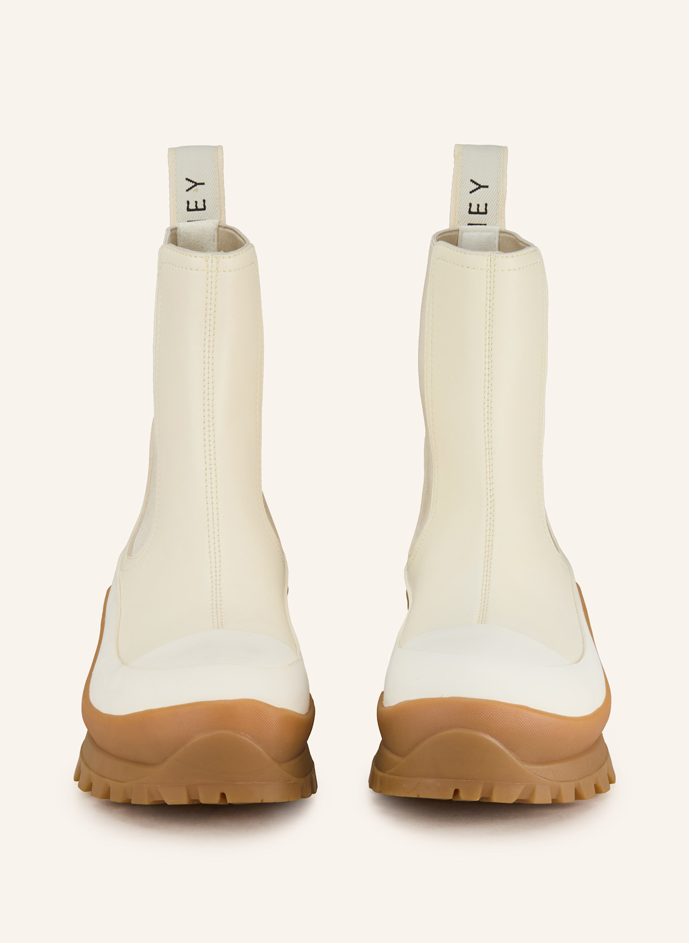 STELLA McCARTNEY Chelsea-Boots TRACE: CREME
