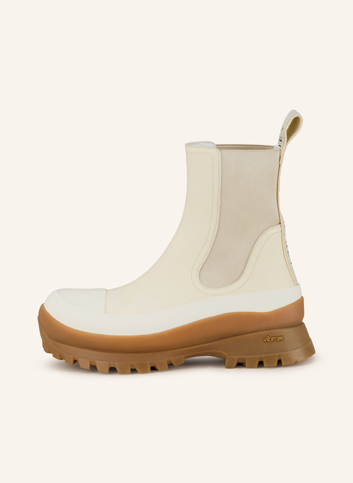 STELLA McCARTNEY Chelsea-Boots TRACE: CREME