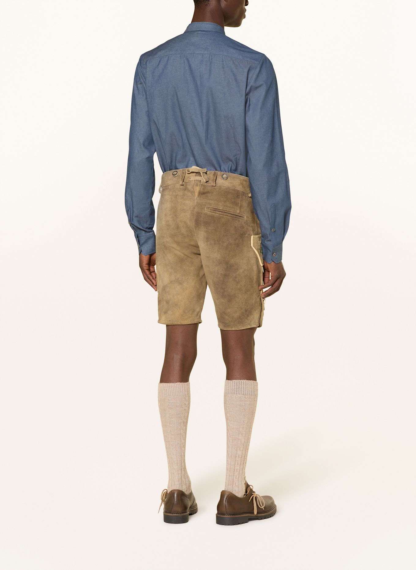 Grasegger Trachtenhemd KOPEKE Extra Slim Fit mit Stehkragen: BLAU