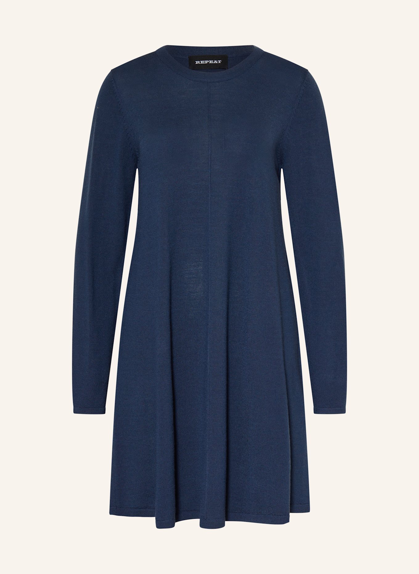 REPEAT Strickkleid: DUNKELBLAU