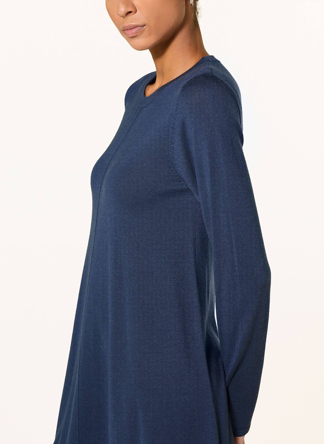 REPEAT Strickkleid: DUNKELBLAU