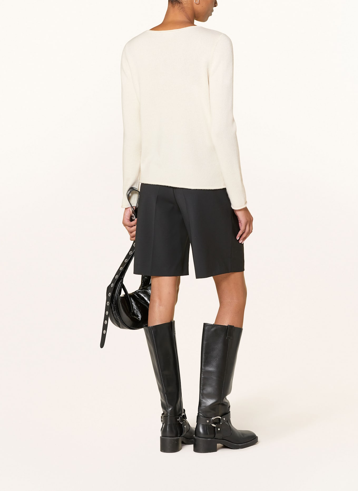 REPEAT Cashmere-Pullover: CREME