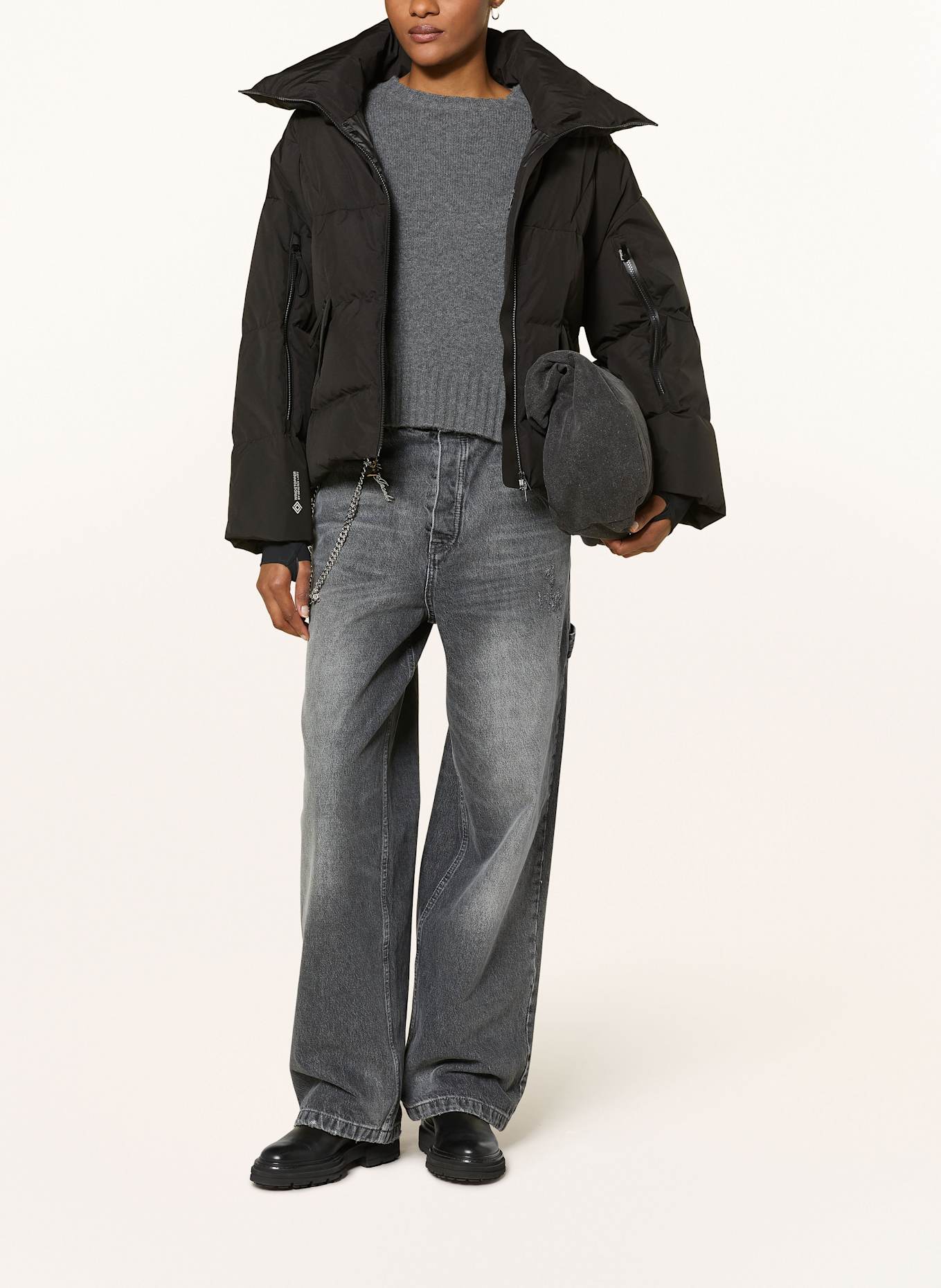 WOOLRICH Daunenjacke GTX: SCHWARZ