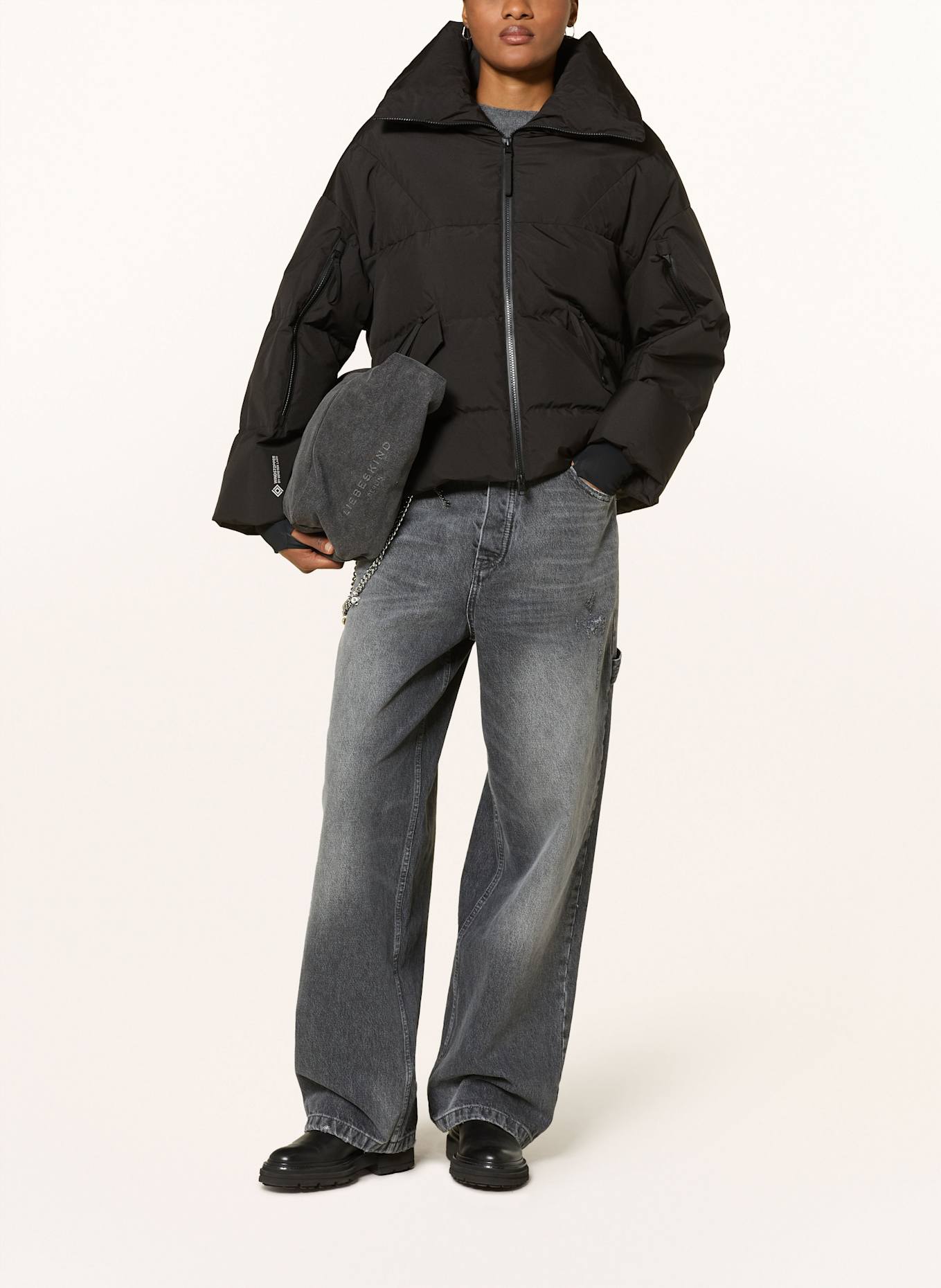 WOOLRICH Daunenjacke GTX: SCHWARZ