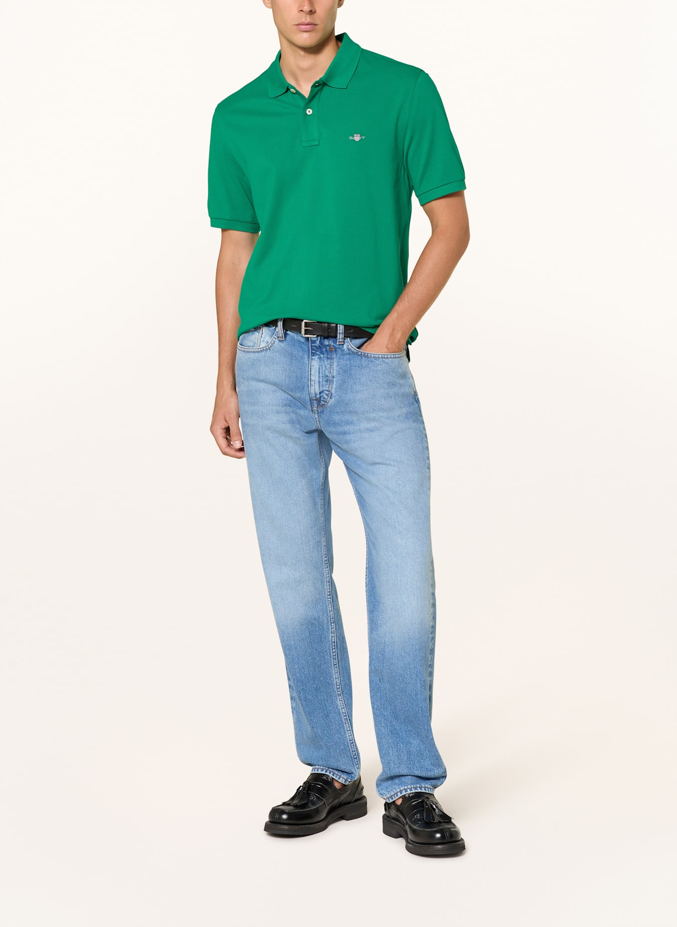 GANT Piqué-Poloshirt: GRÜN