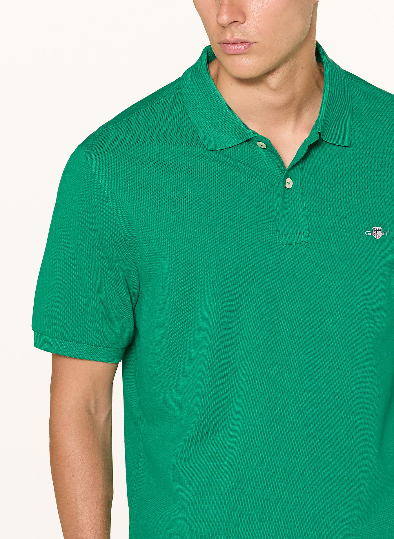 GANT Piqué-Poloshirt: GRÜN