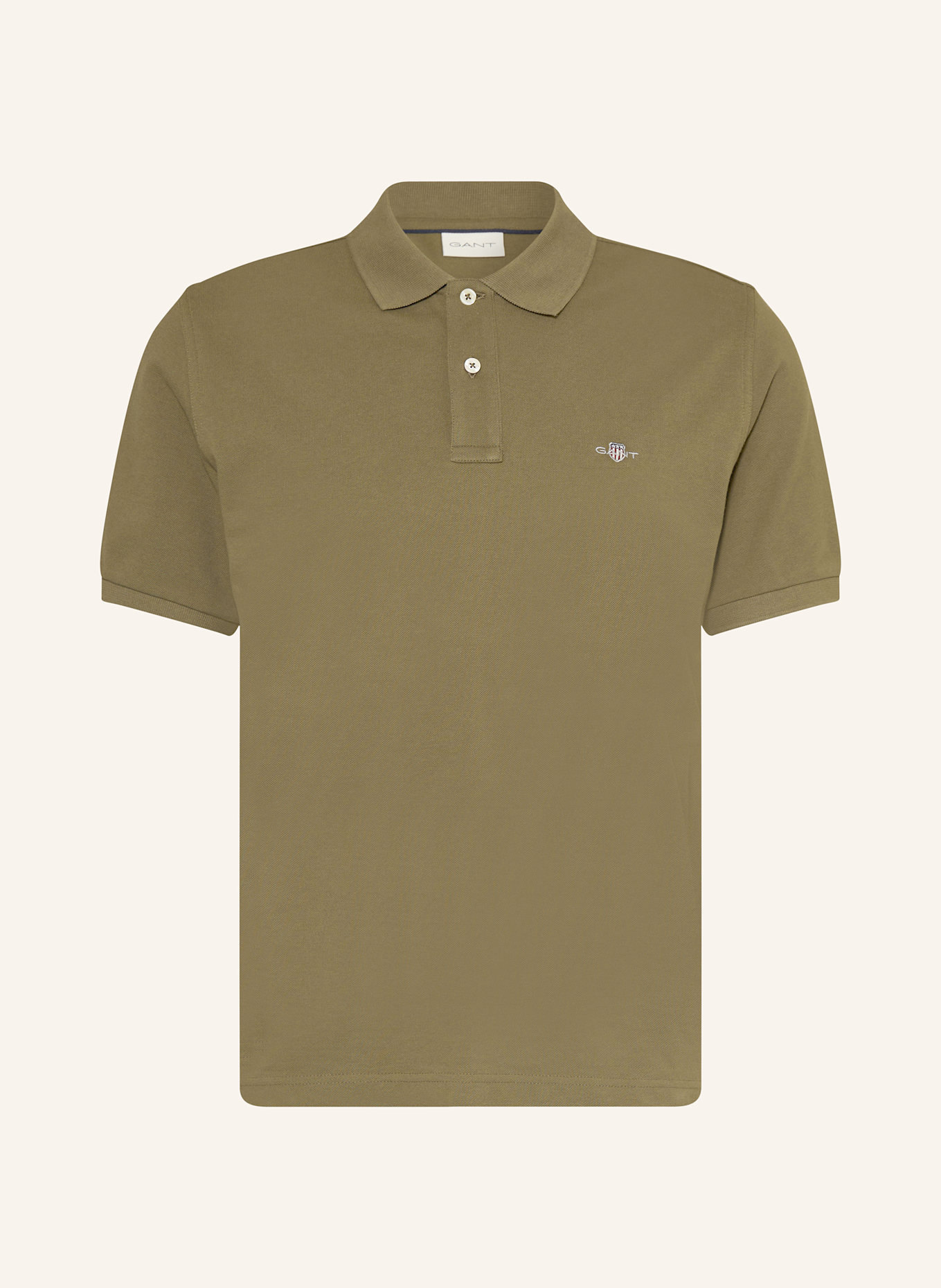 GANT Piqué-Poloshirt: KHAKI