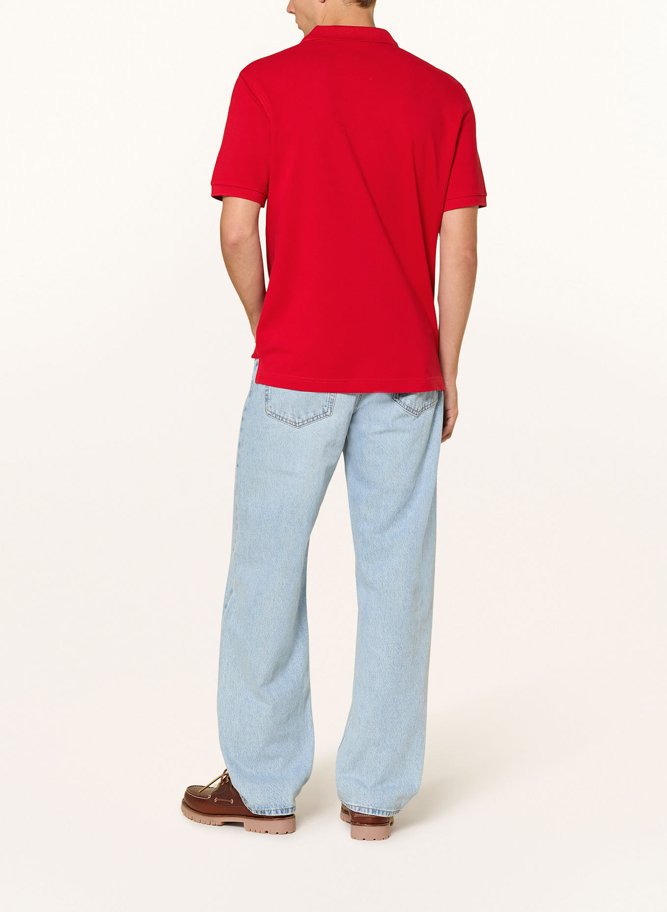 GANT Piqué-Poloshirt: ROT