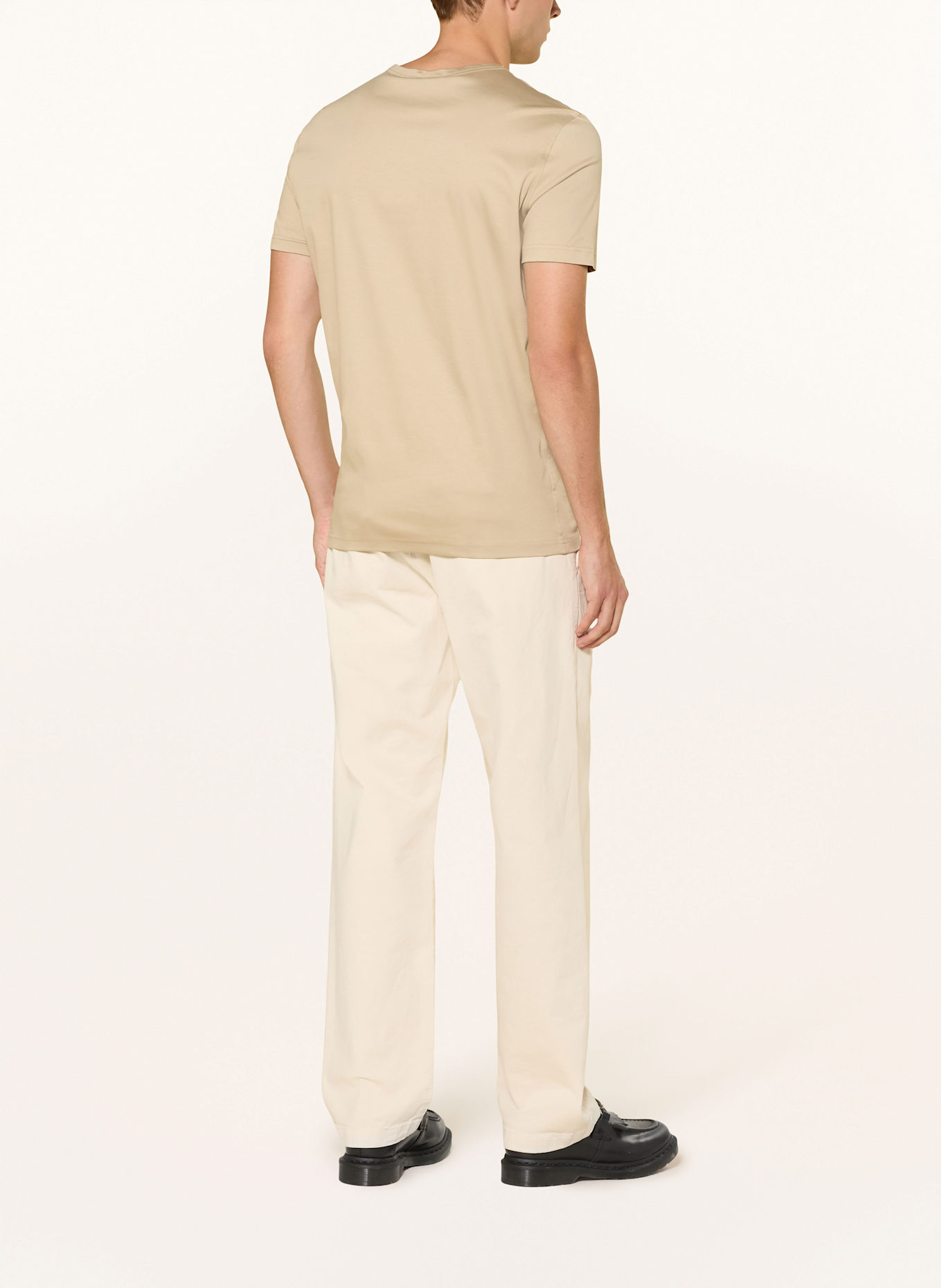 MOS MOSH Gallery T-Shirt PERRY CRUNCH: BEIGE