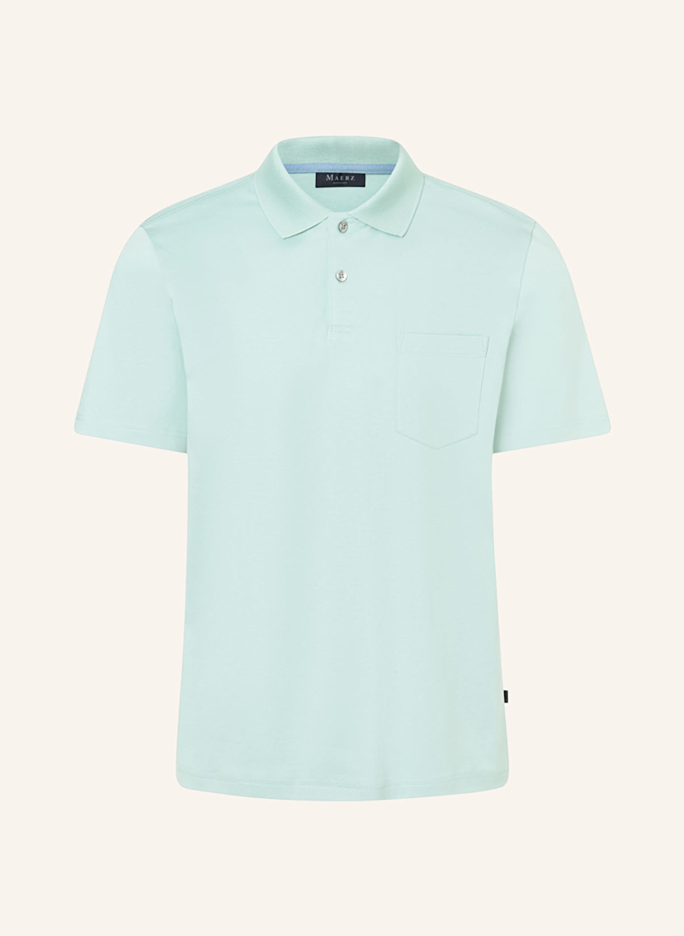 MAERZ MUENCHEN Jersey-Poloshirt: MINT
