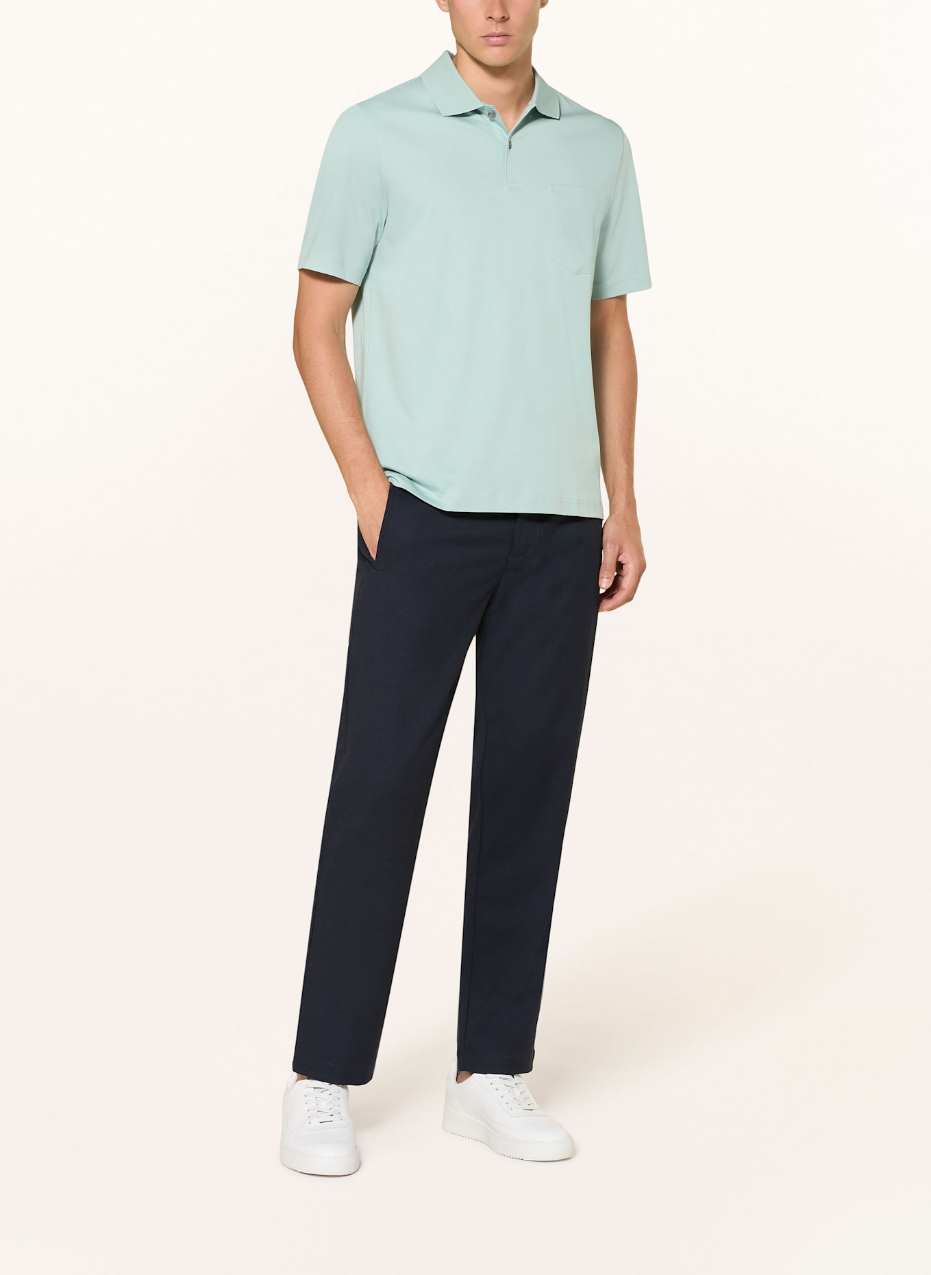 MAERZ MUENCHEN Jersey-Poloshirt: MINT