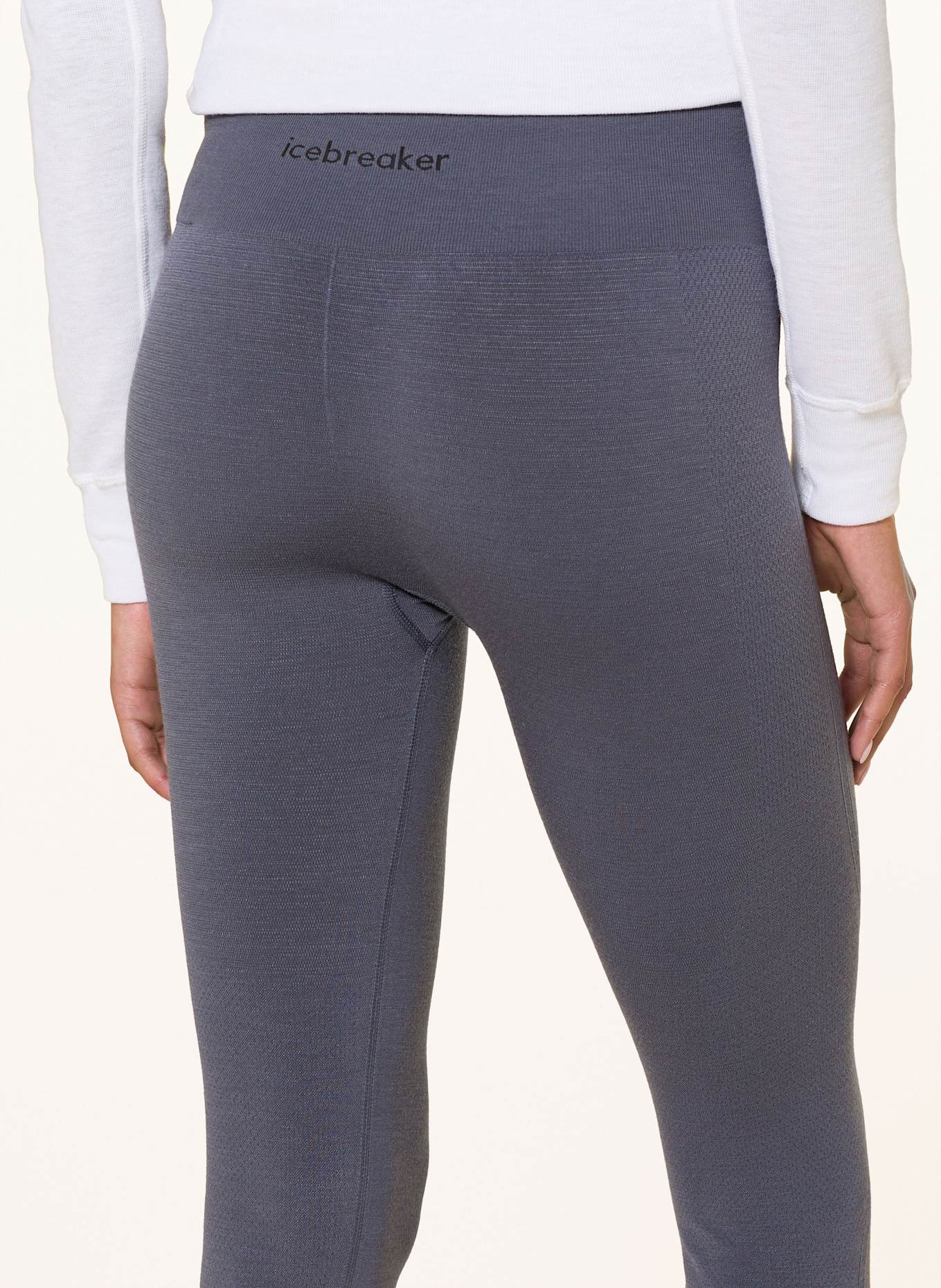 icebreaker MER 260 ZONEKNIT SEAMLESS 25 functional underwear trousers with merino wool: DARK GRAY