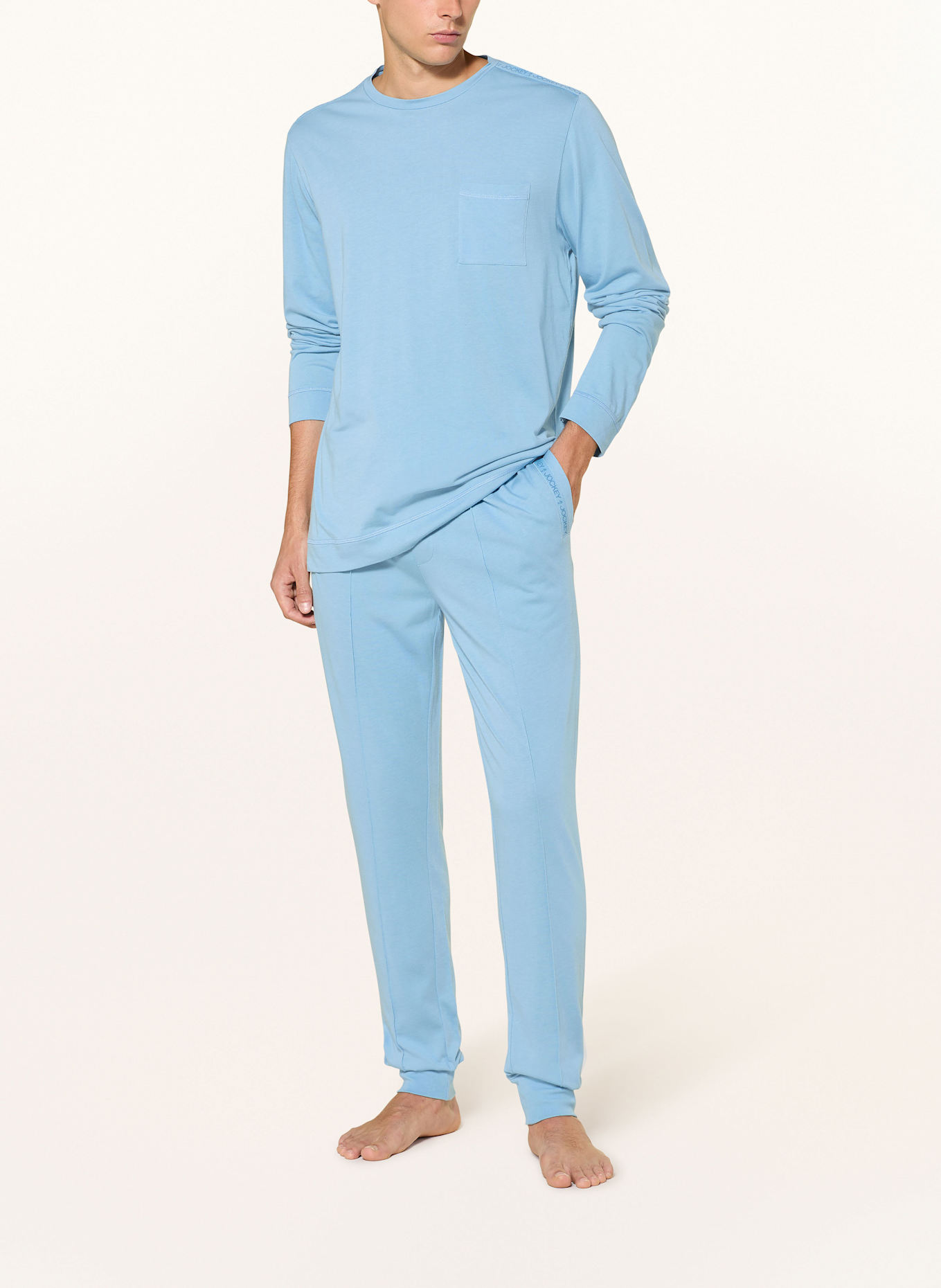 JOCKEY Spodnie od piżamy NIGHT & DAY: JASNONIEBIESKI