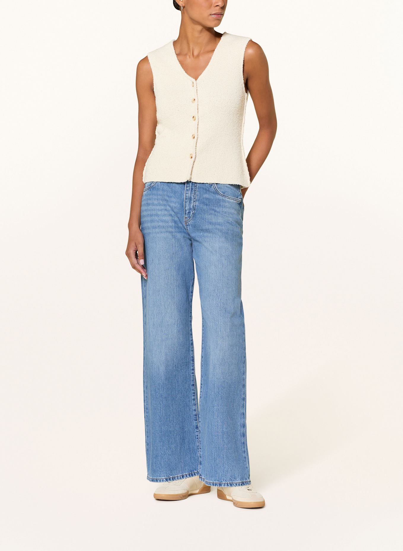 mavi Straight džíny MALIBU: 88982 mid brushed lt denim