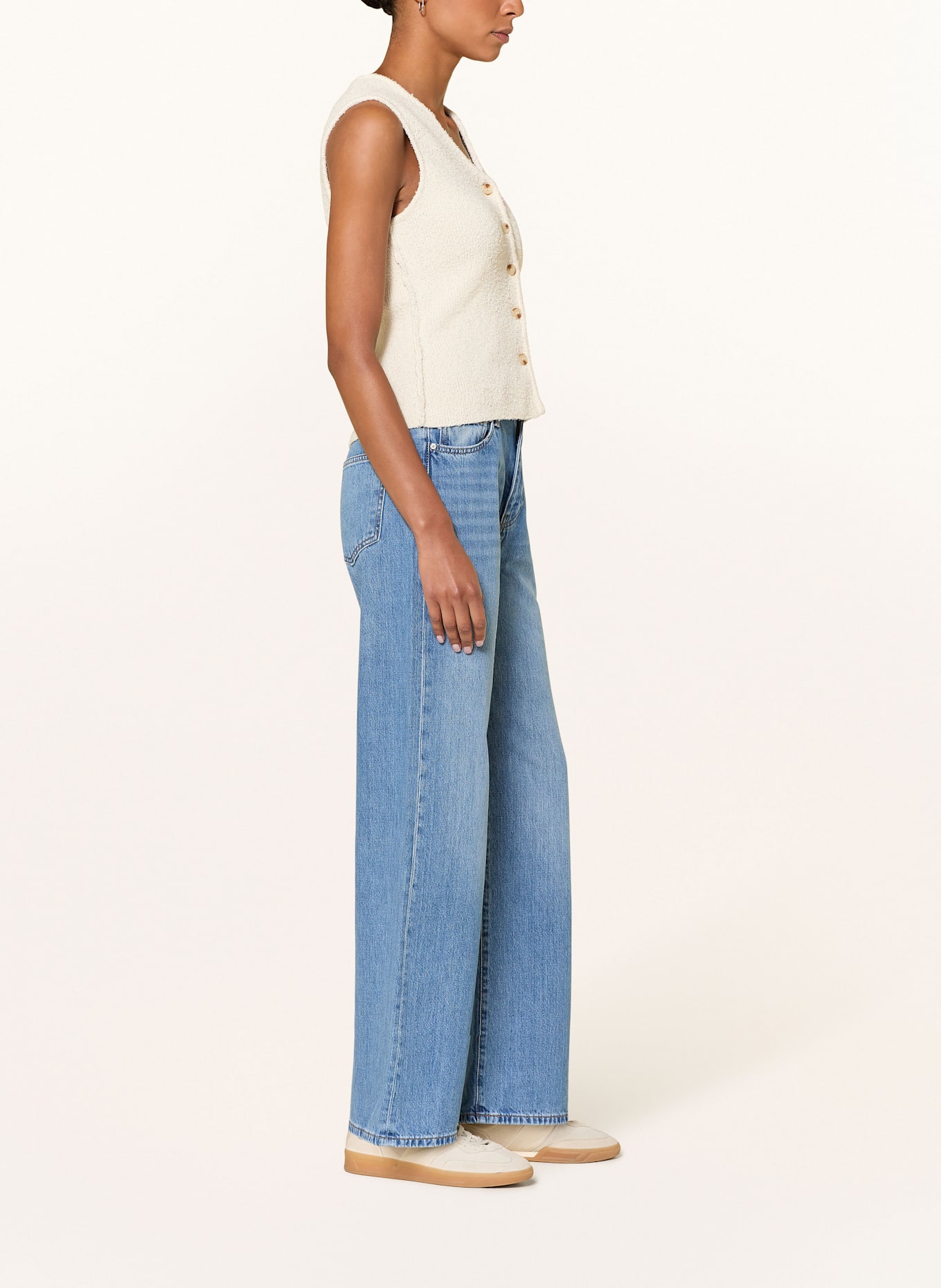 mavi Straight džíny MALIBU: 88982 mid brushed lt denim