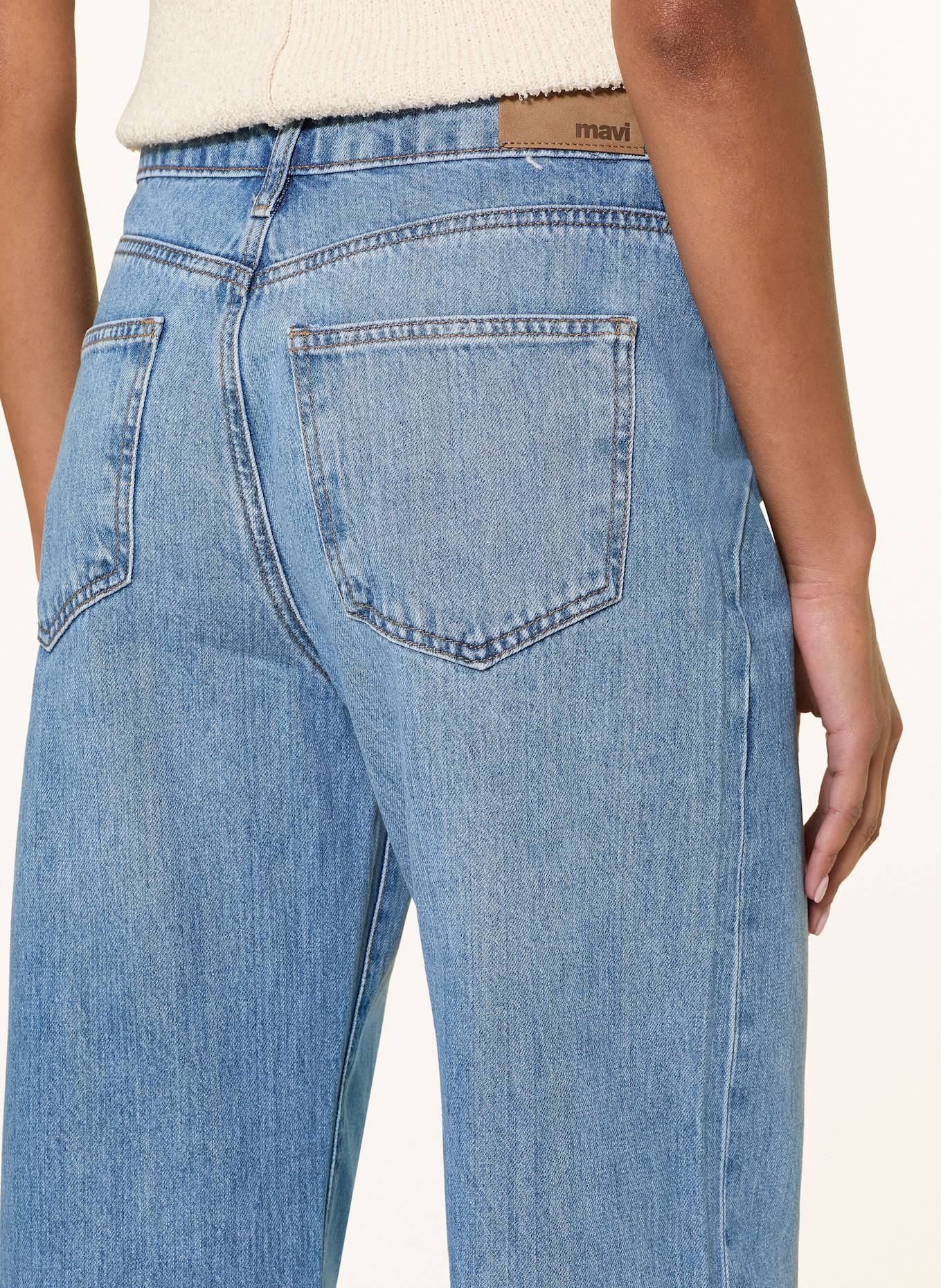 mavi Straight džíny MALIBU: 88982 mid brushed lt denim