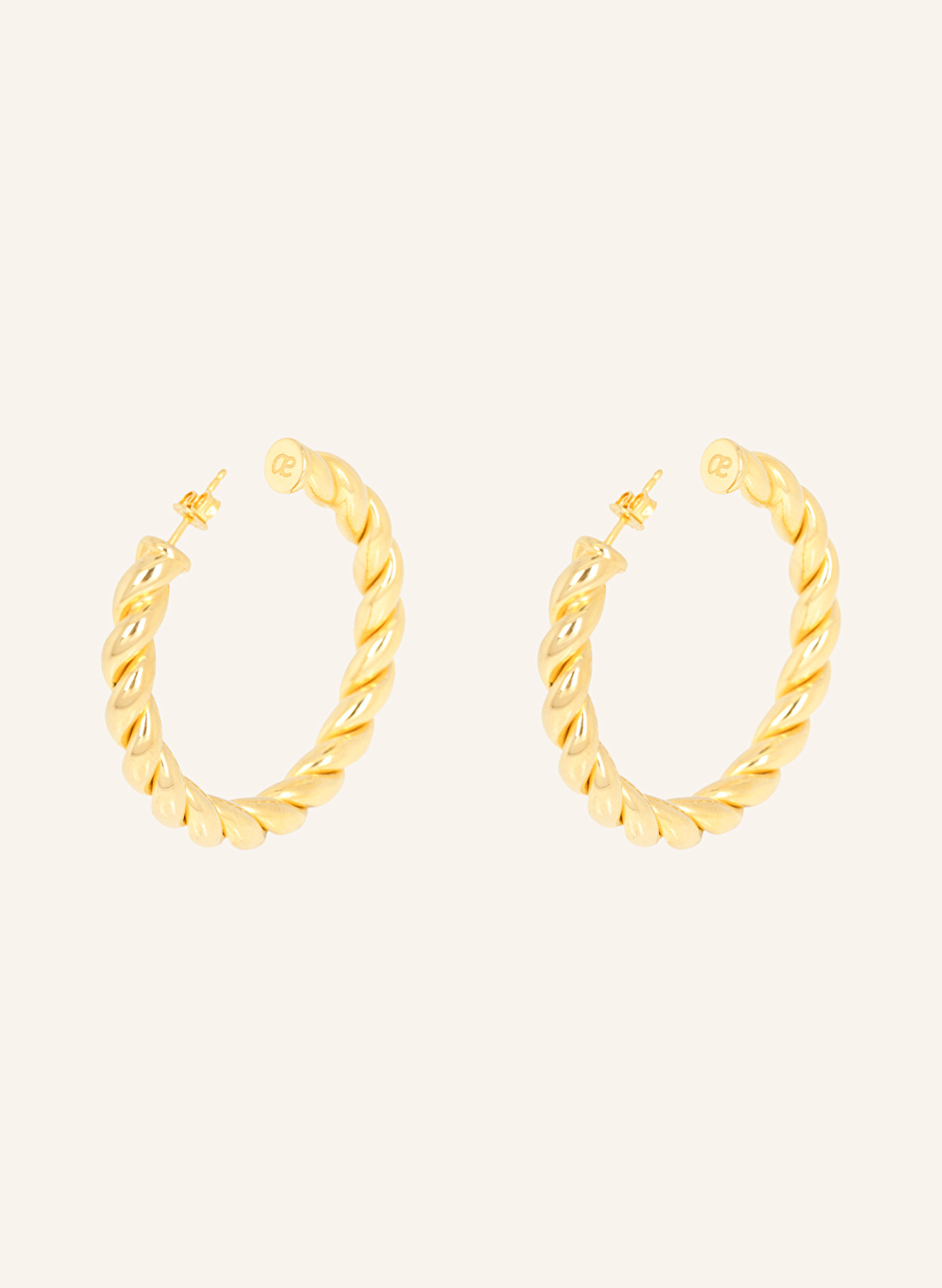 ariane ernst Creole earrings TWIST IT: GOLD