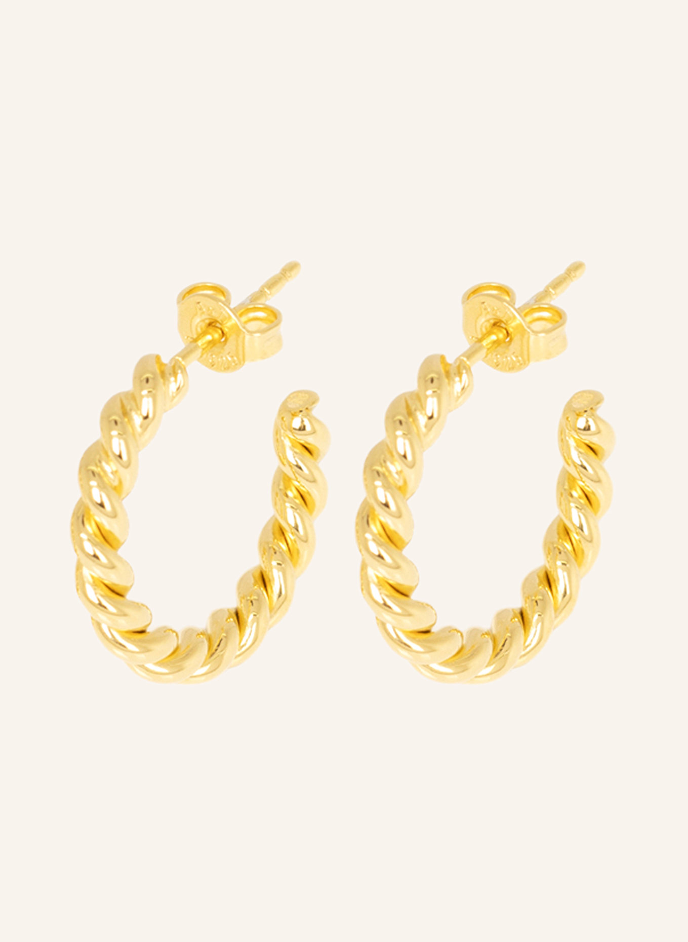 ariane ernst Creole earrings SPIRAL: GOLD