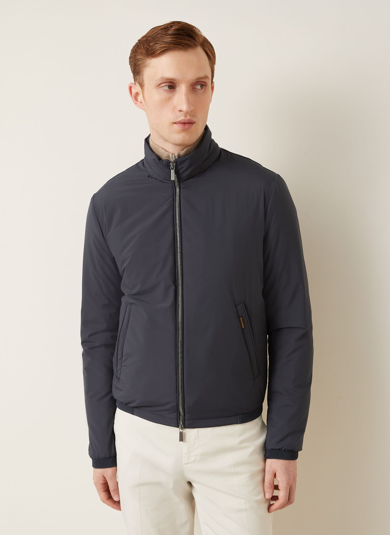 MOORER Blouson STAZIO: DUNKELBLAU