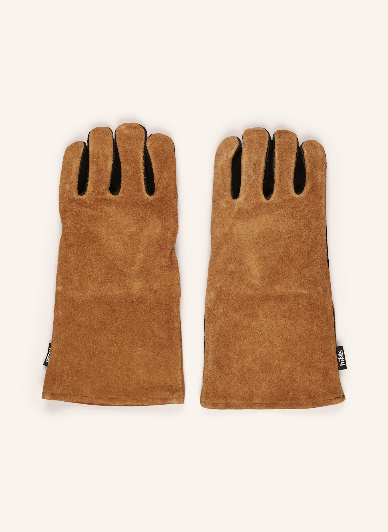 höfats barbecuehandschoenen: LICHTBRUIN / ZWART