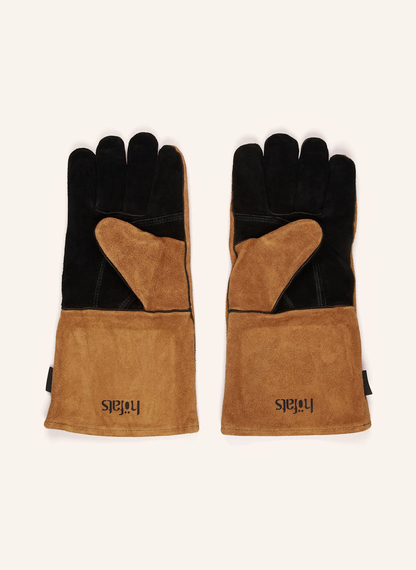 höfats barbecuehandschoenen: LICHTBRUIN / ZWART