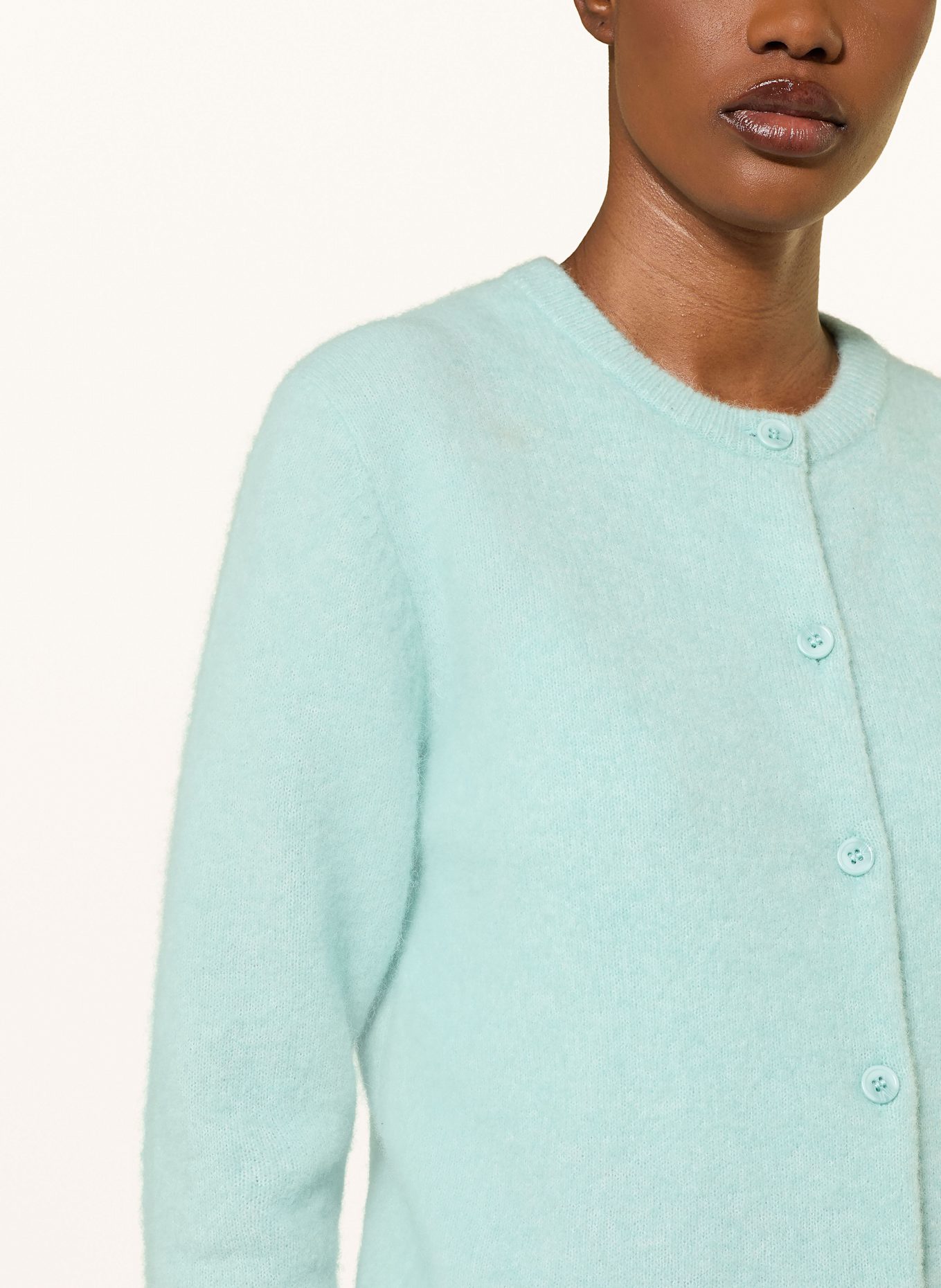 SAMSØE  SAMSØE Strickjacke NOR mit Alpaka: MINT