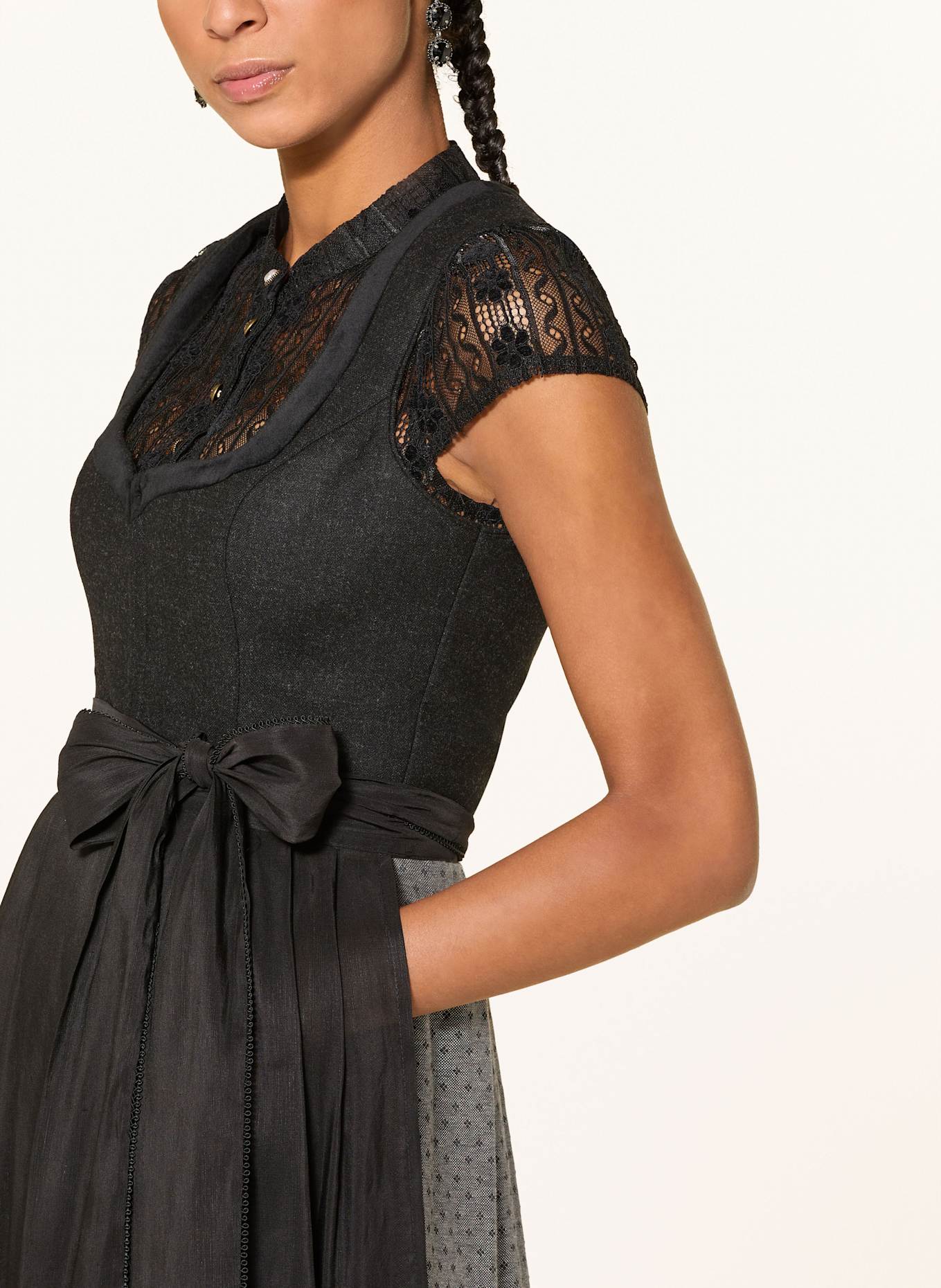 Heimatglück Tracht Dirndl MARLENE: BLACK