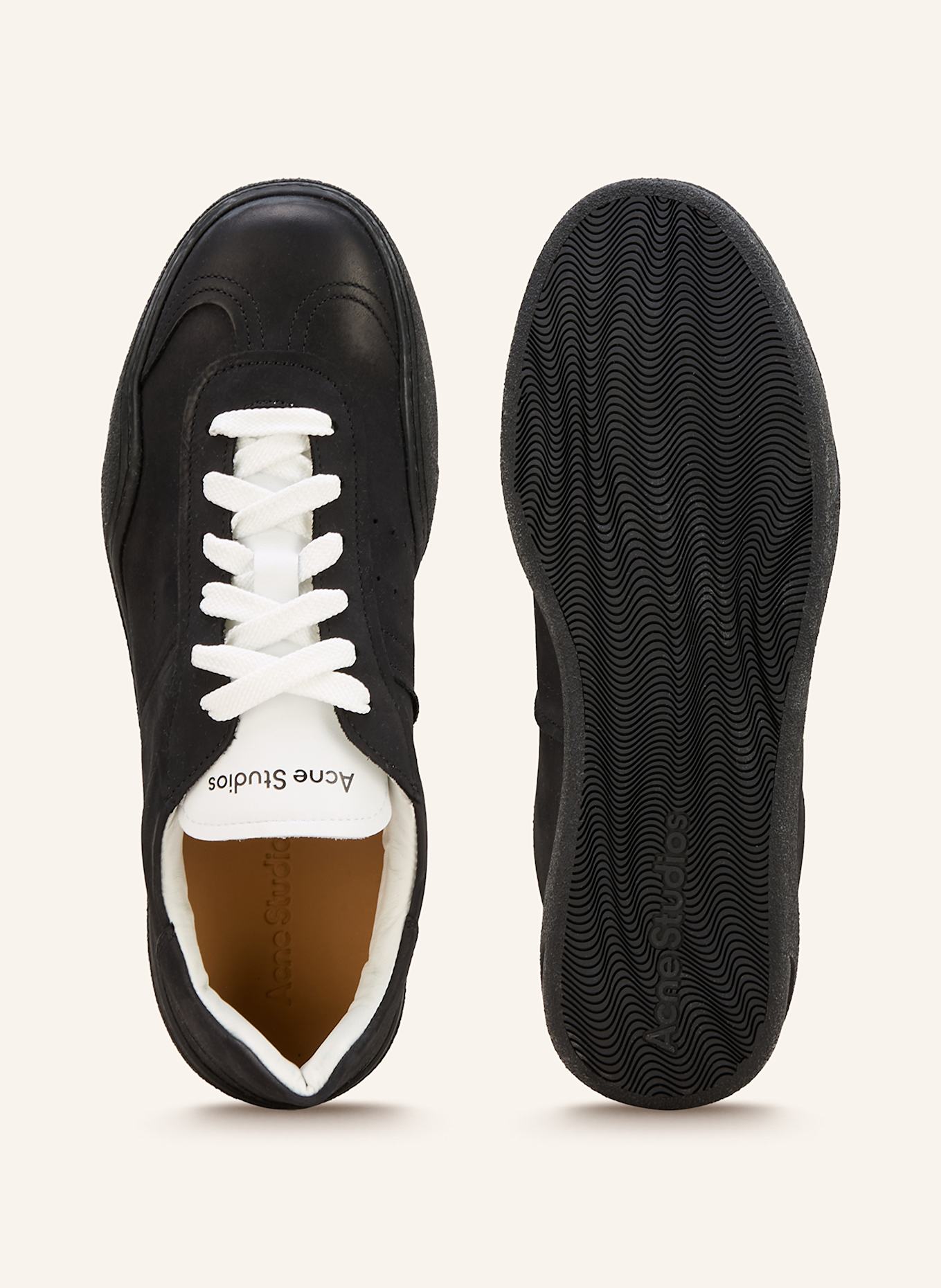 Acne Studios Sneaker: SCHWARZ / WEISS