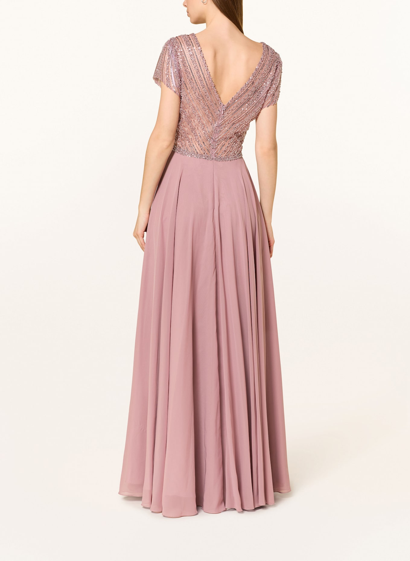 Hey Kyla Abendkleid mit Schmucksteinen und Pailletten: ALTROSA