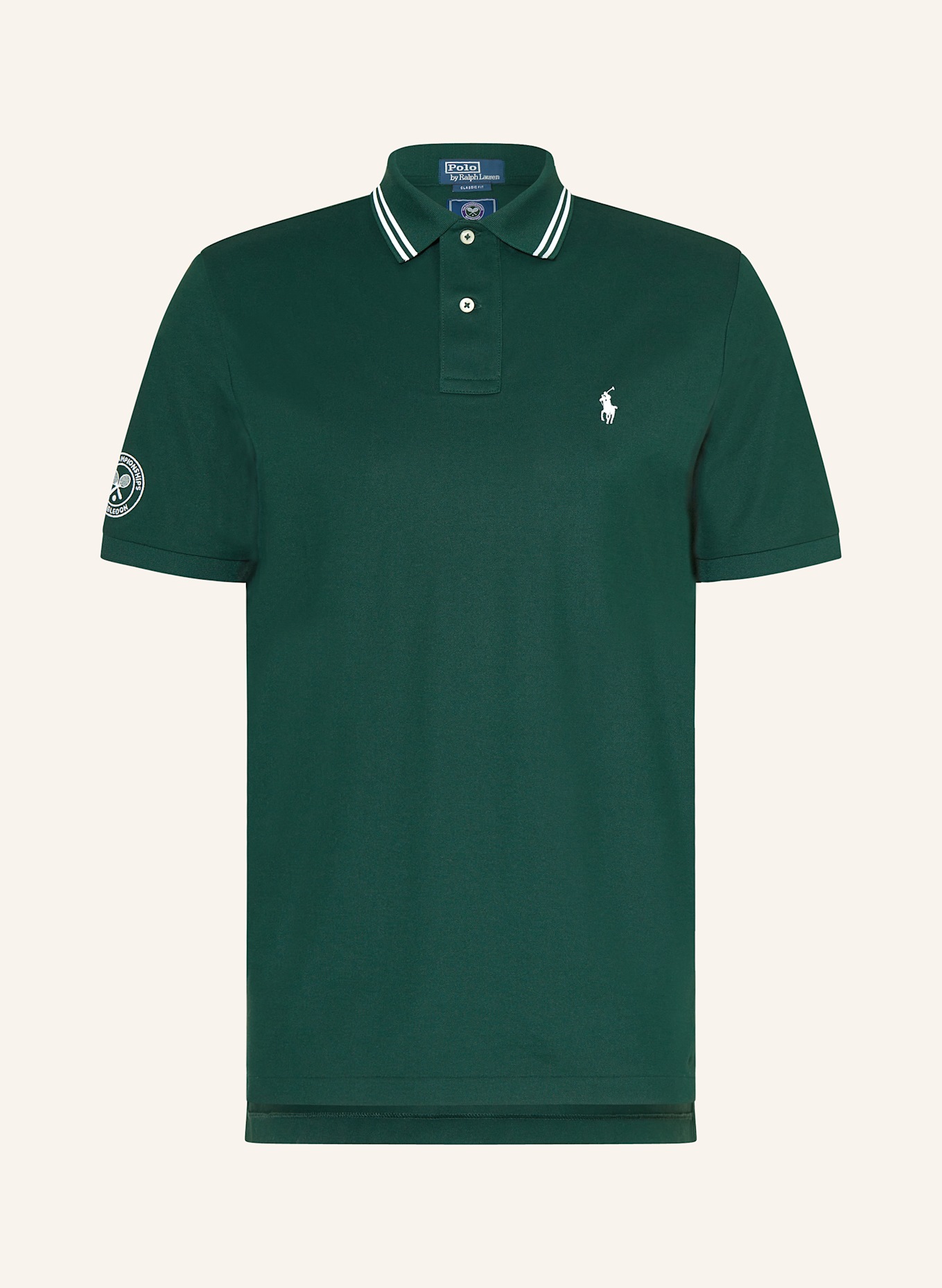 POLO RALPH LAUREN Koszulka polo z piki classic fit: CIEMNOZIELONY
