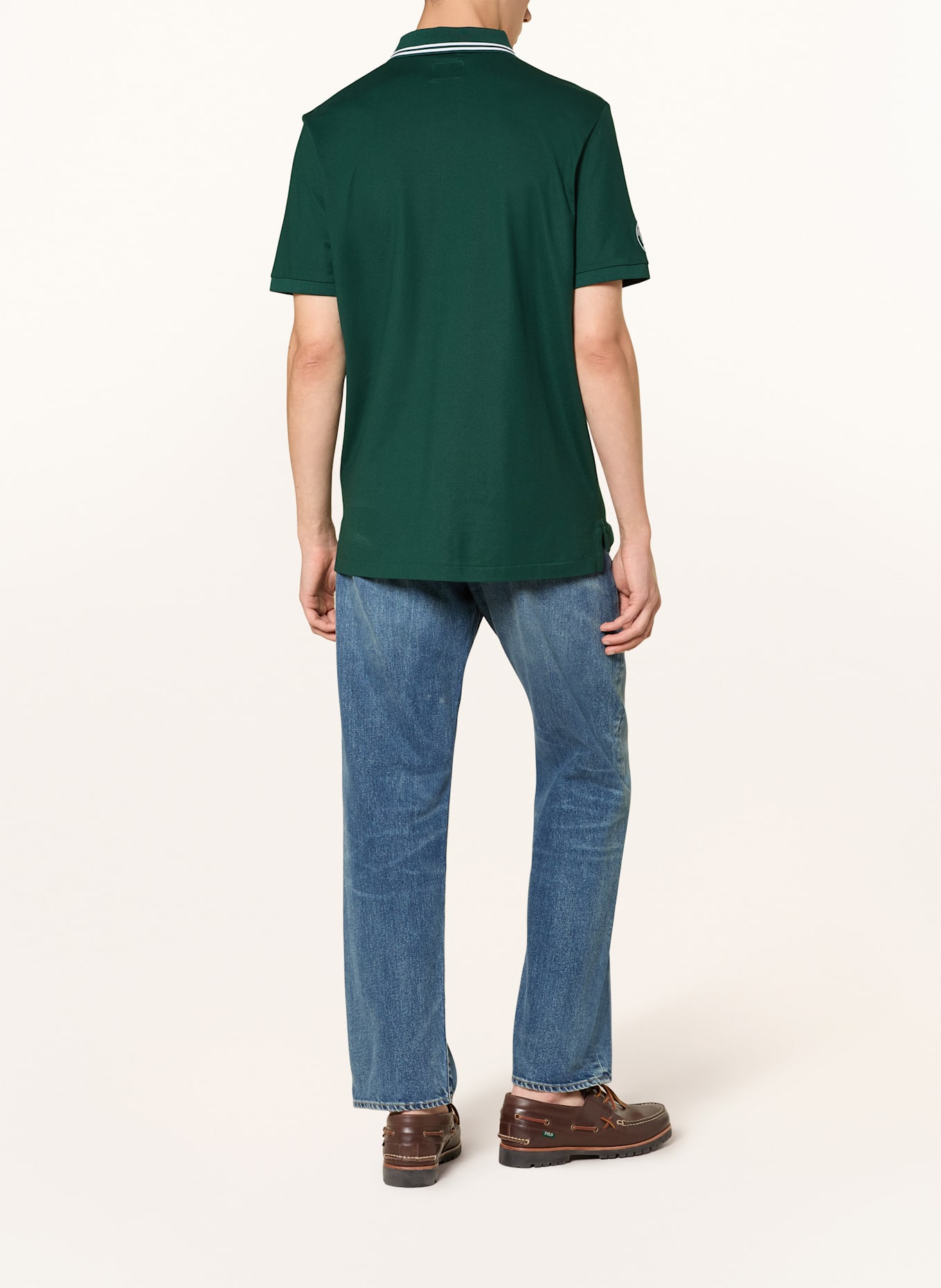 POLO RALPH LAUREN Koszulka polo z piki classic fit: CIEMNOZIELONY