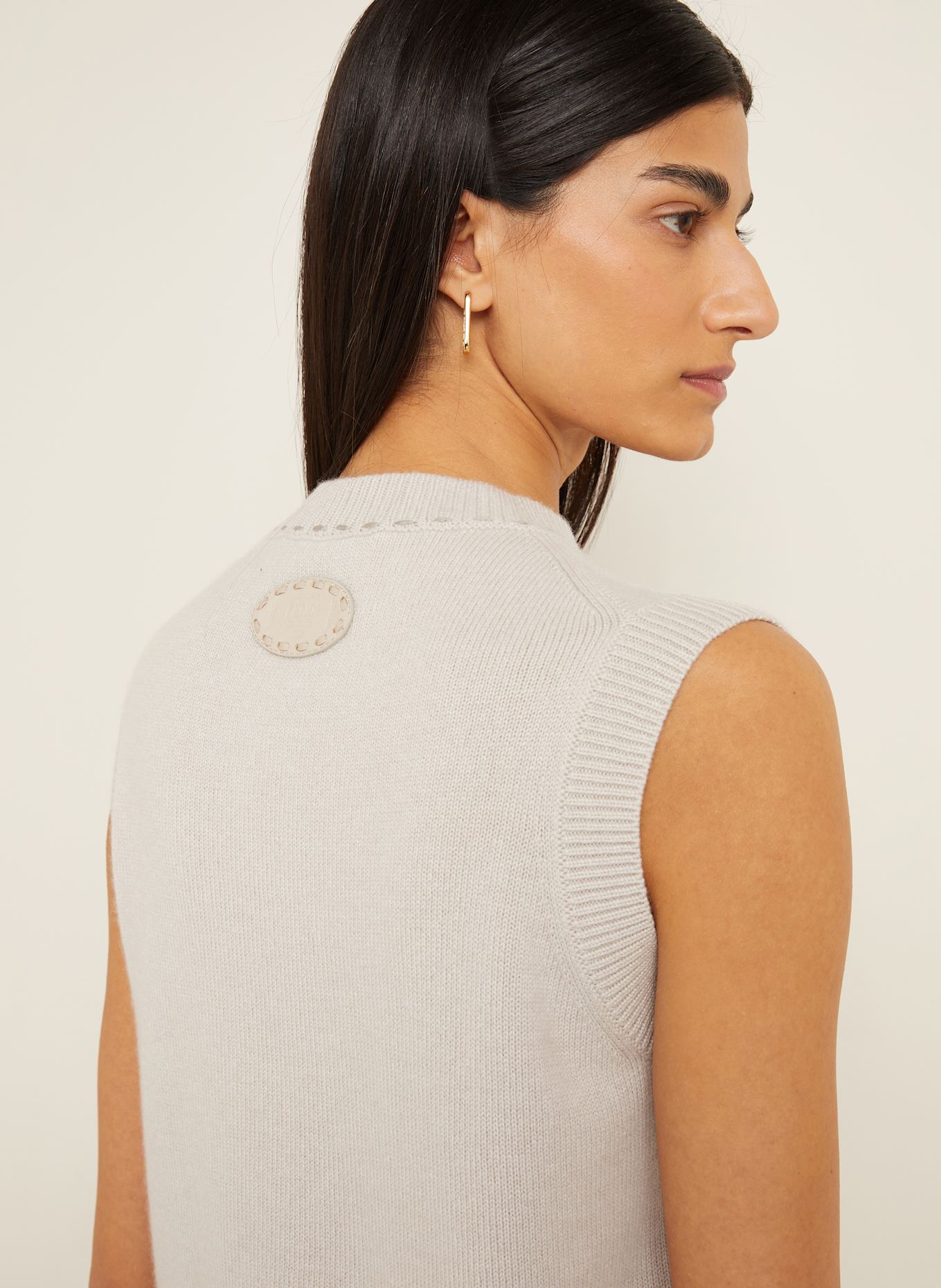 FENDI Cashmere-Pullunder SELLERIA: TAUPE