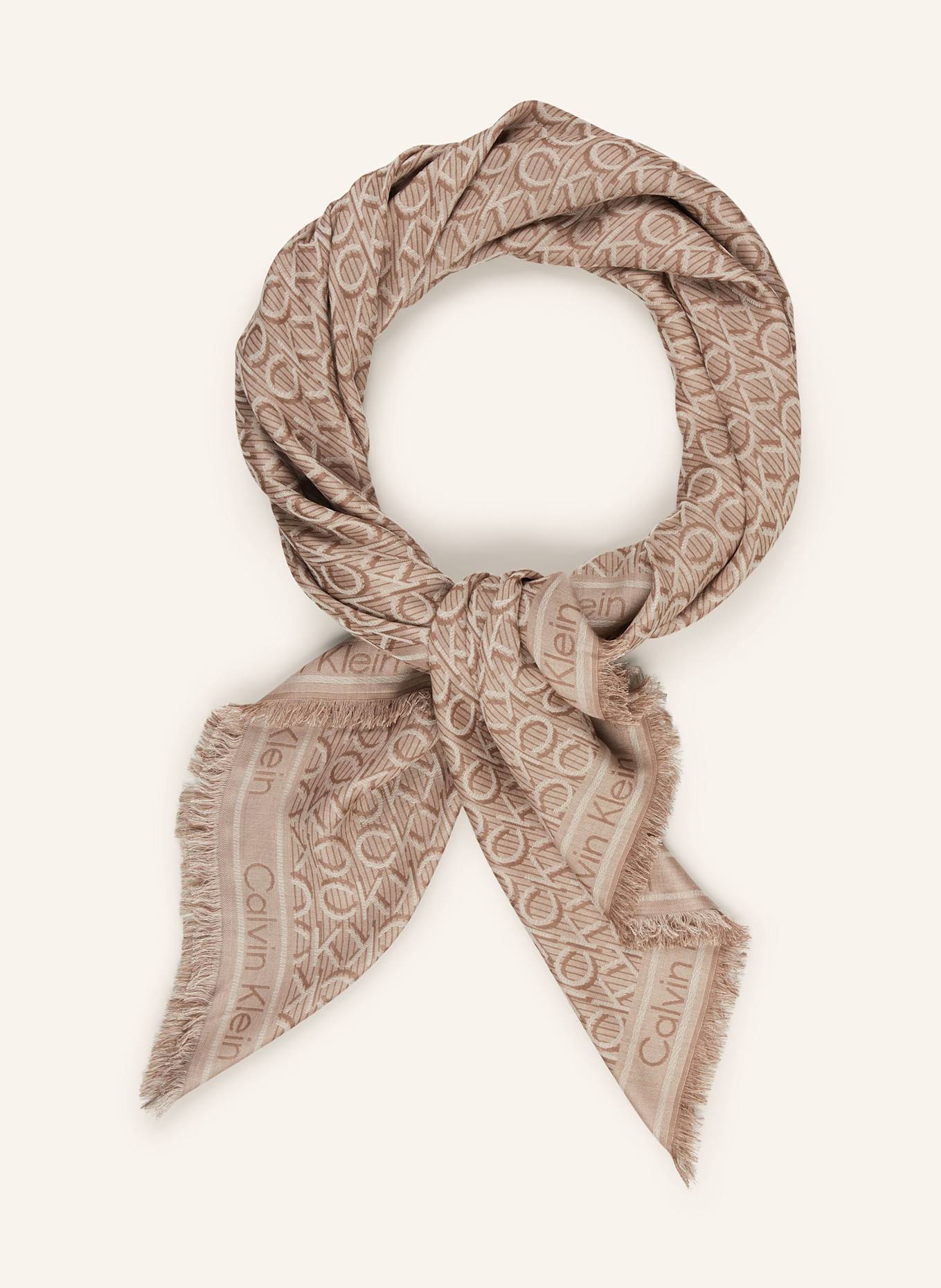 Calvin Klein Tuch: BEIGE / BRAUN