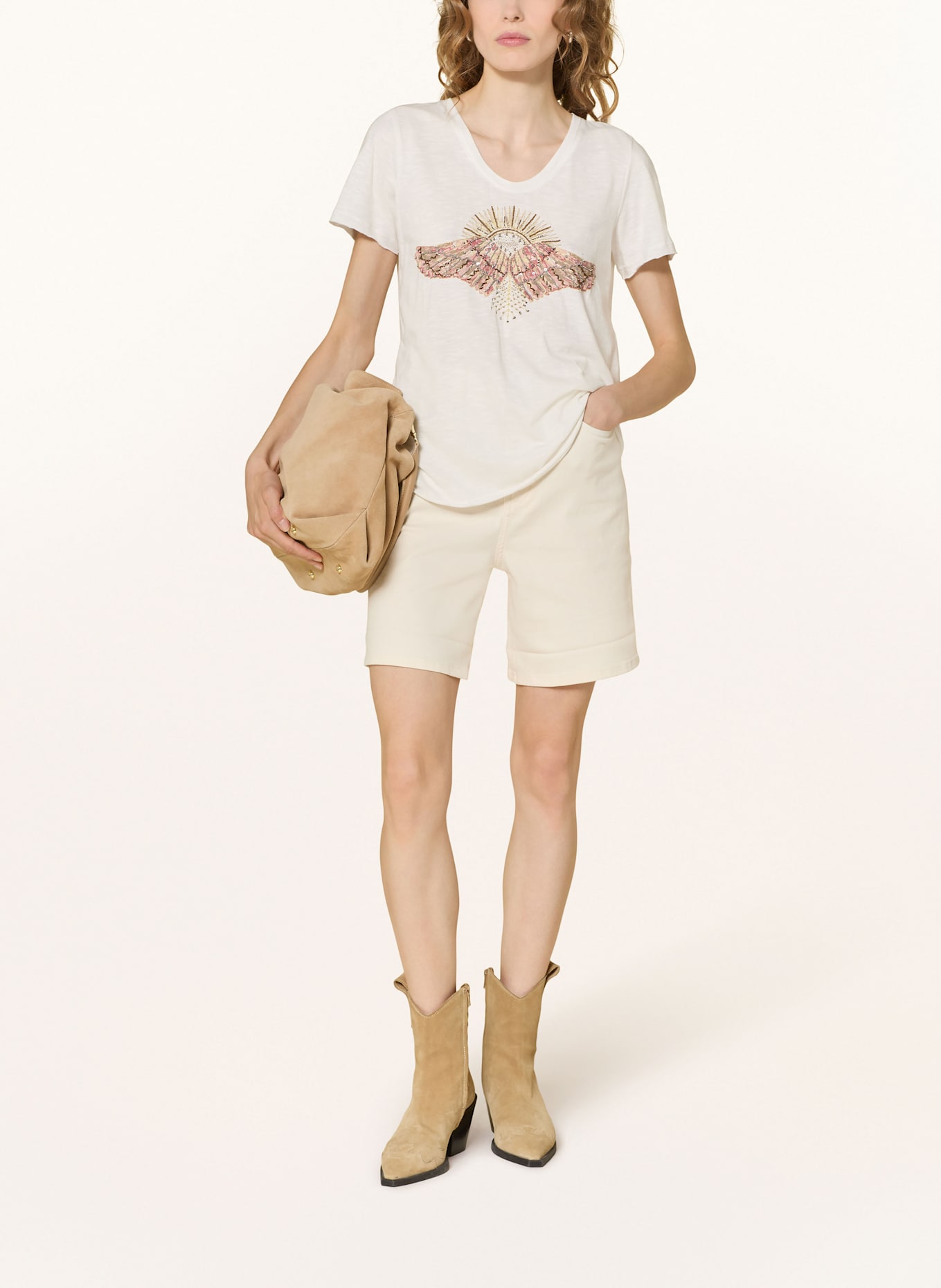 MOS MOSH Denim shorts MMBATI: 119 Clay