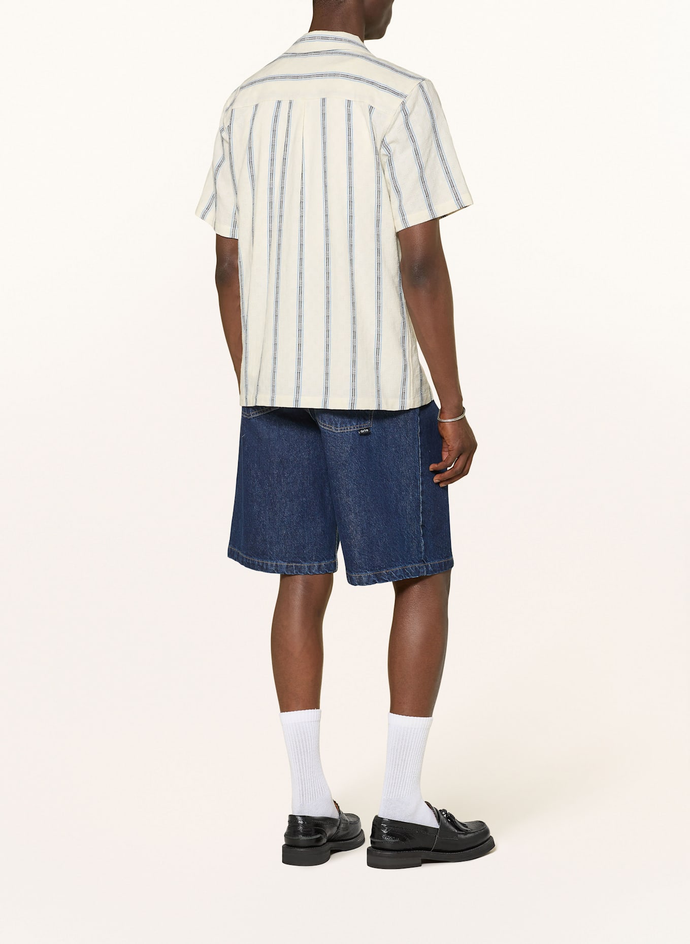 LES DEUX Resorthemd LUKAS Comfort Fit: ECRU/ BLAU/ SCHWARZ