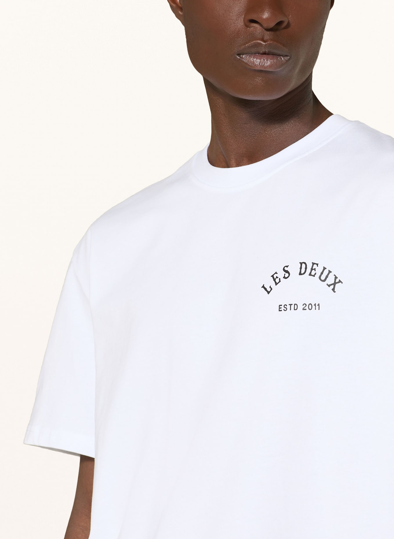 LES DEUX T-shirt PASSION in white