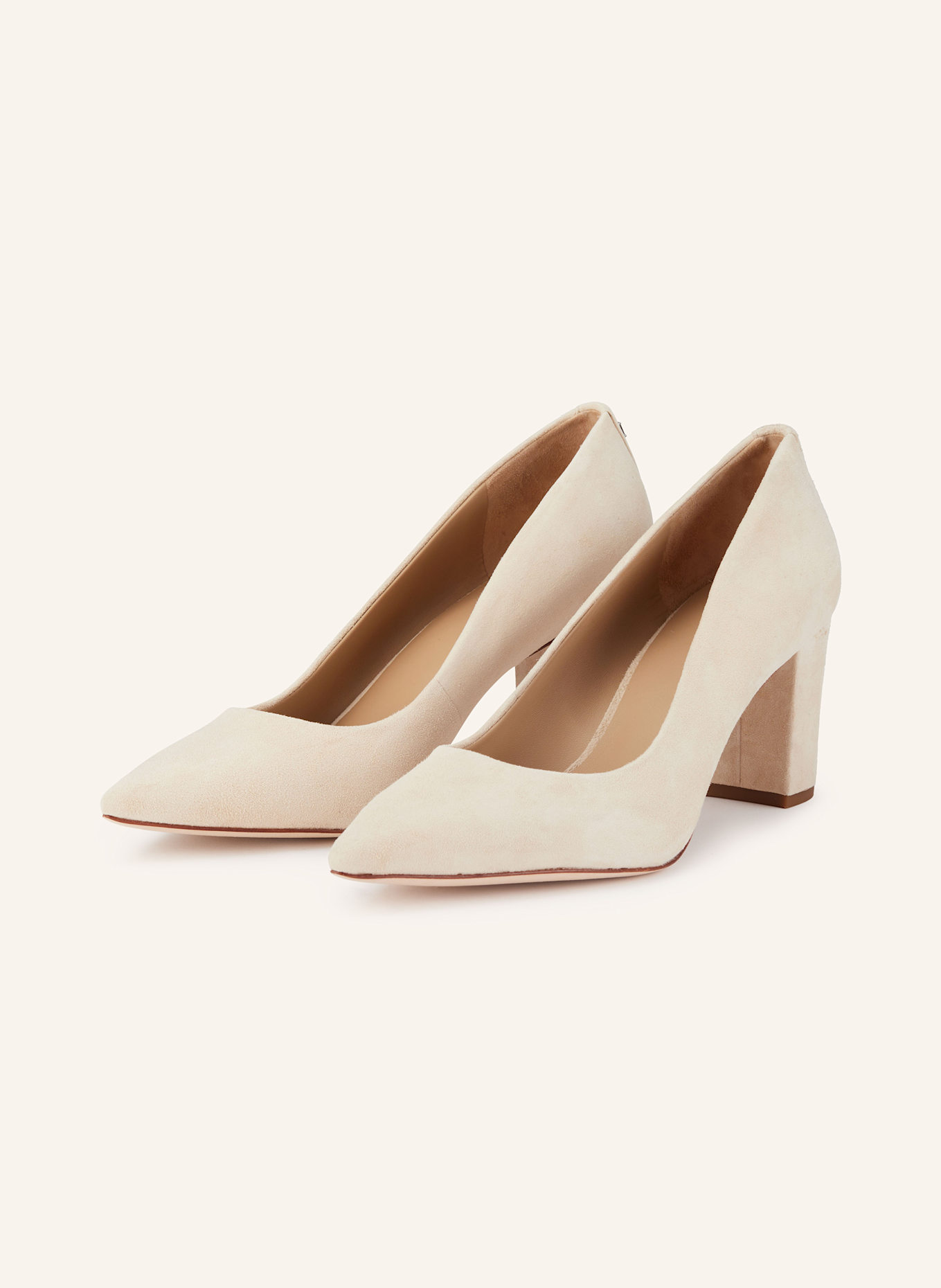 LAUREN RALPH LAUREN escarpins: BEIGE