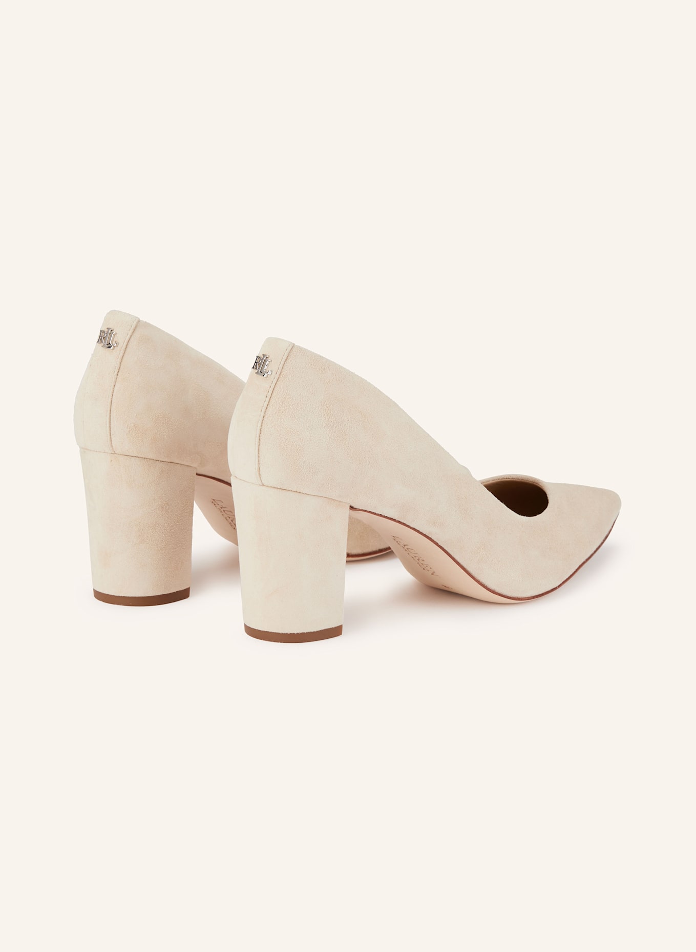 LAUREN RALPH LAUREN escarpins: BEIGE