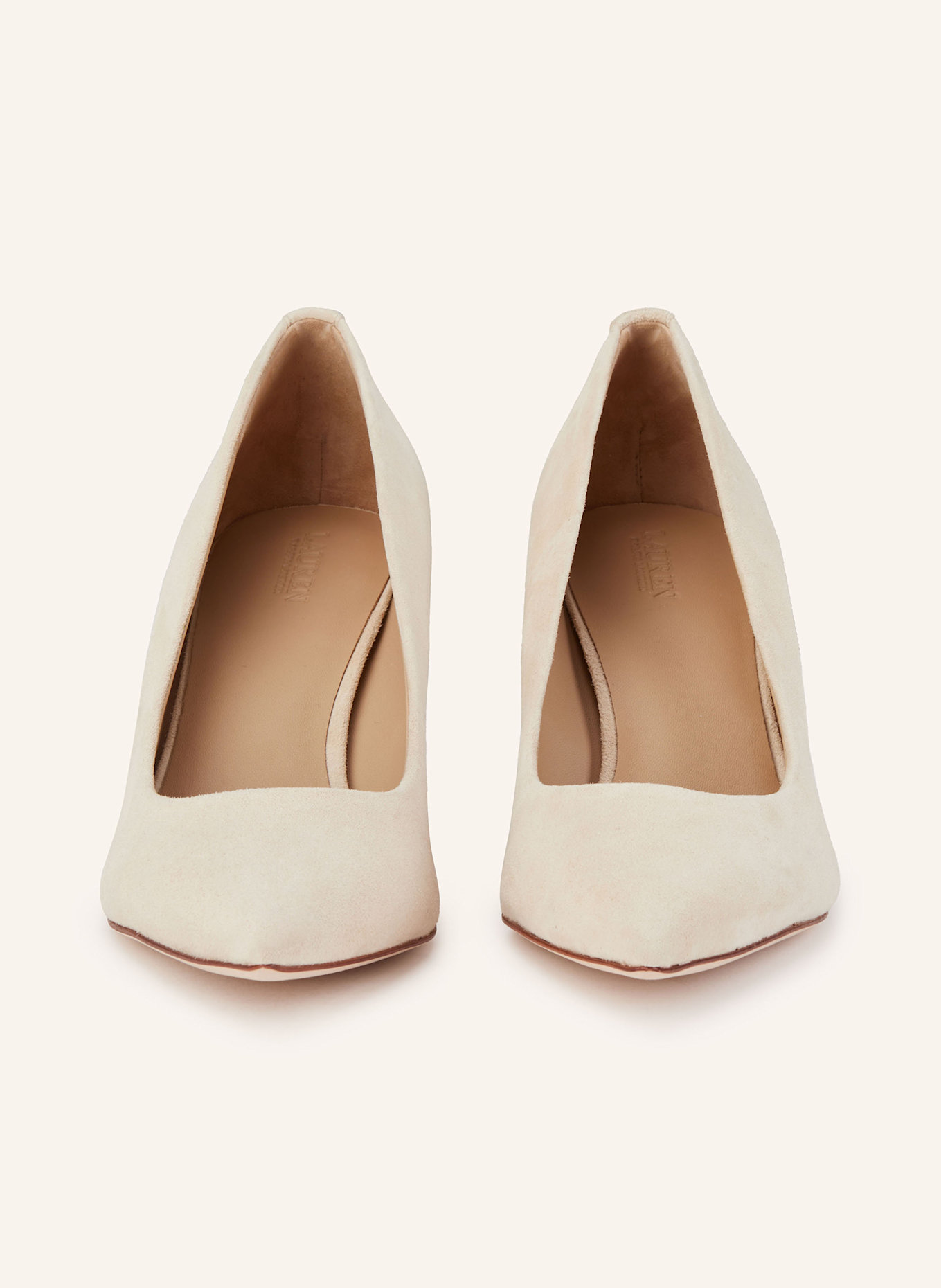 LAUREN RALPH LAUREN escarpins: BEIGE