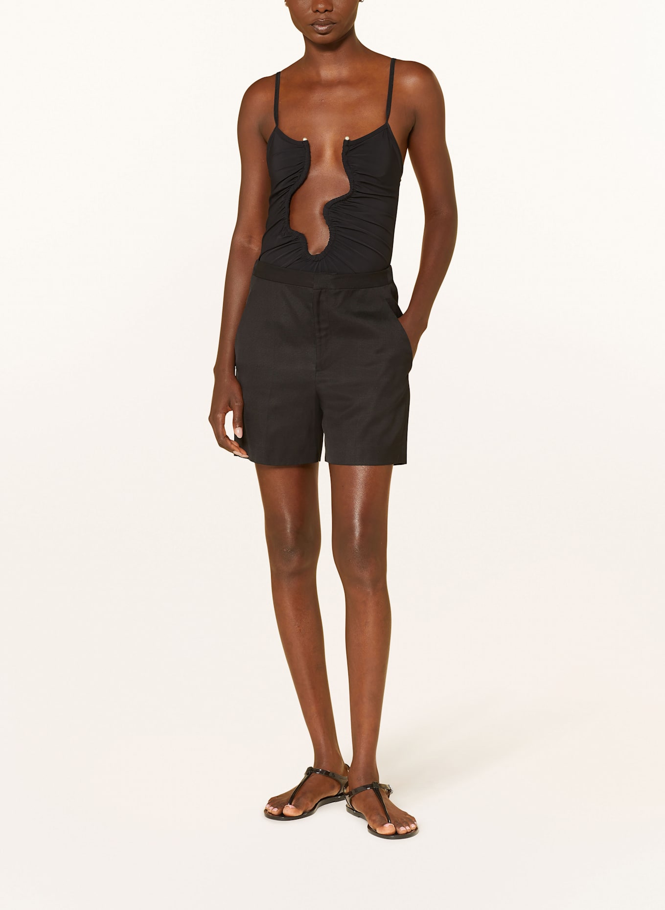 CHRISTOPHER ESBER Badeanzug SALACIA: SCHWARZ