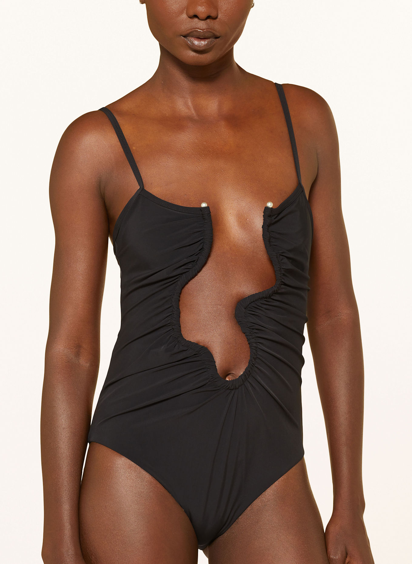 CHRISTOPHER ESBER Badeanzug SALACIA: SCHWARZ