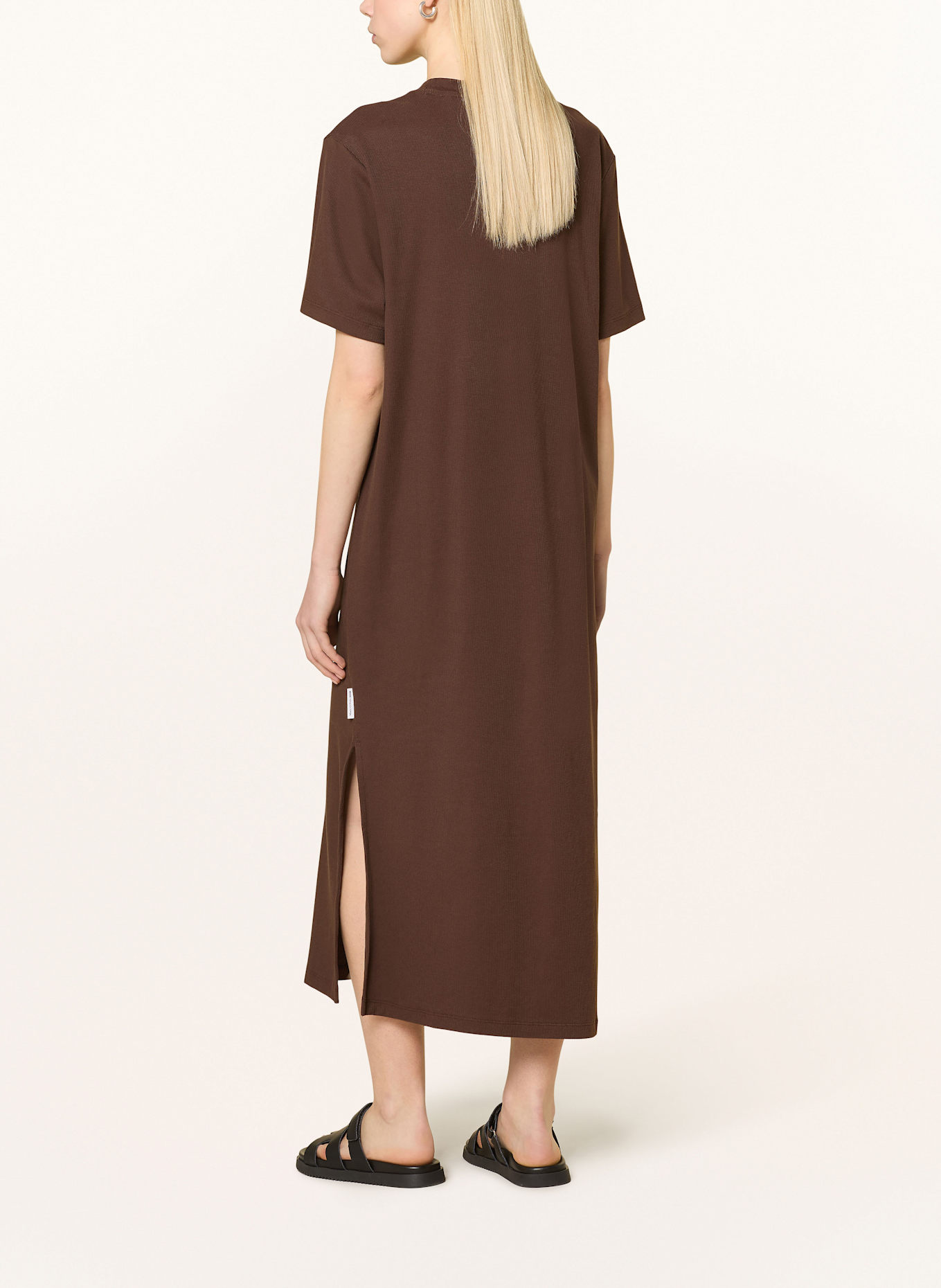 Marc O'Polo DENIM Strickkleid: DUNKELBRAUN