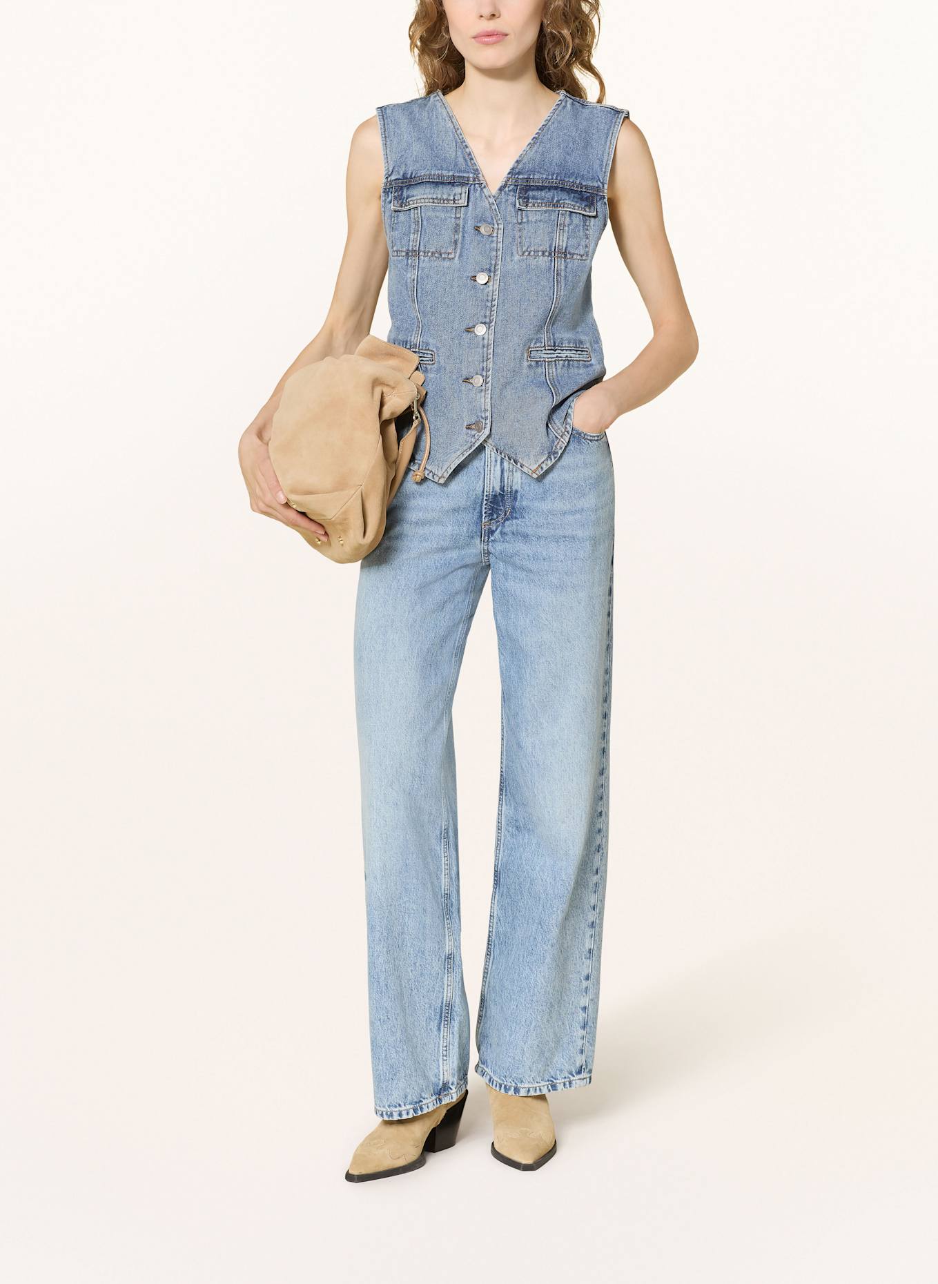 Marc O'Polo DENIM Wide Leg džíny TOMMA: 5718 Light Blue_Multi_20