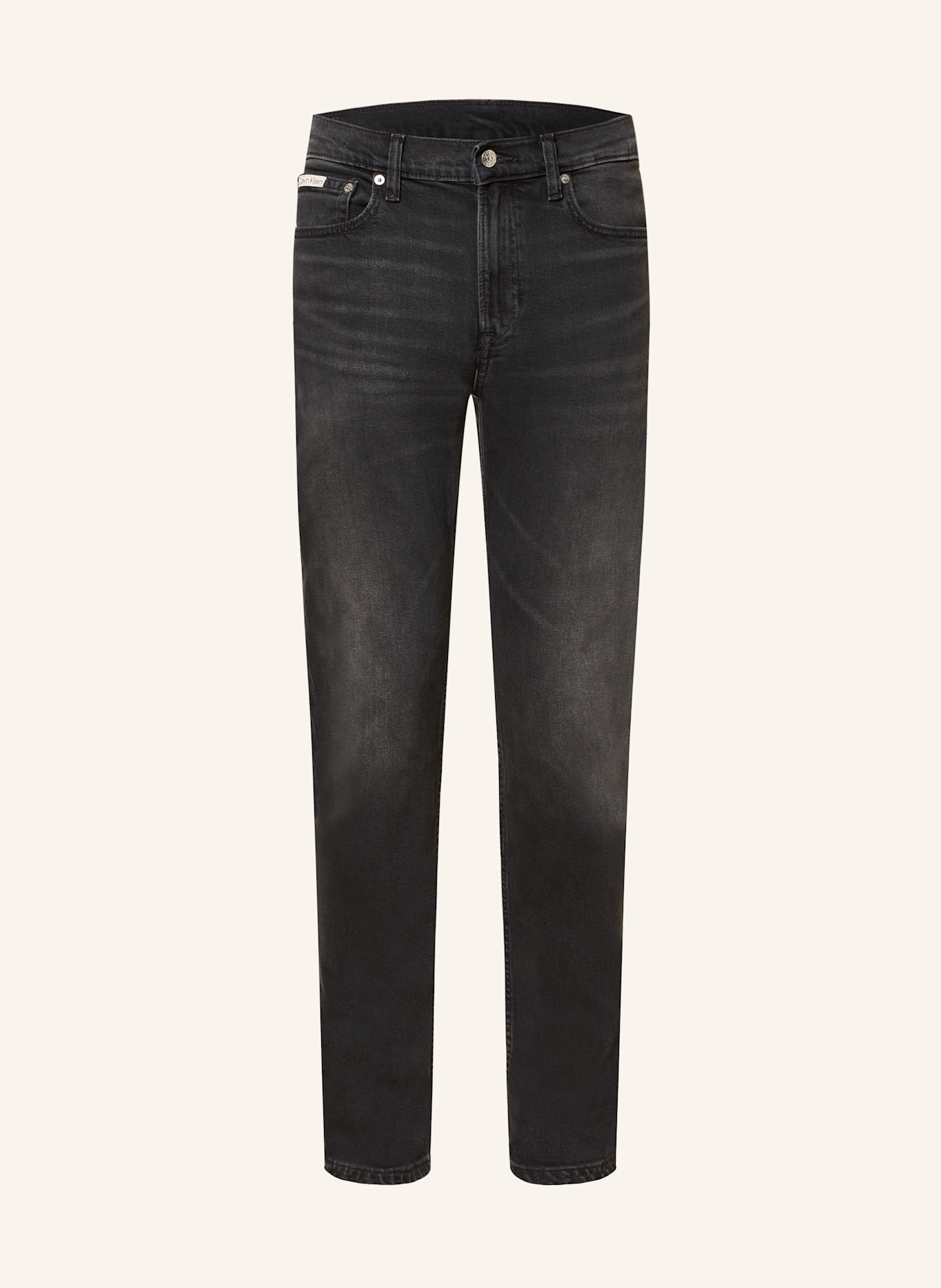 Calvin Klein Badge Hoodie Jeans slim tapered fit: 846 CK ESSENTIAL BLACK