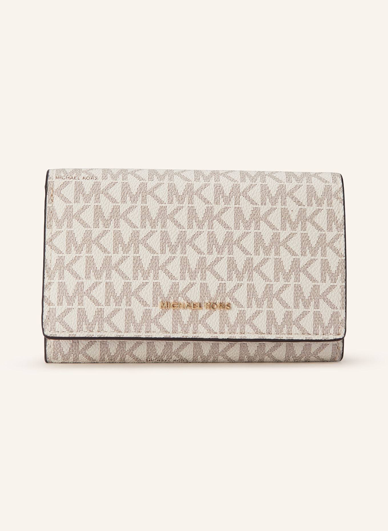 MICHAEL KORS Geldbörse BRYANT: ECRU/ HELLGRAU
