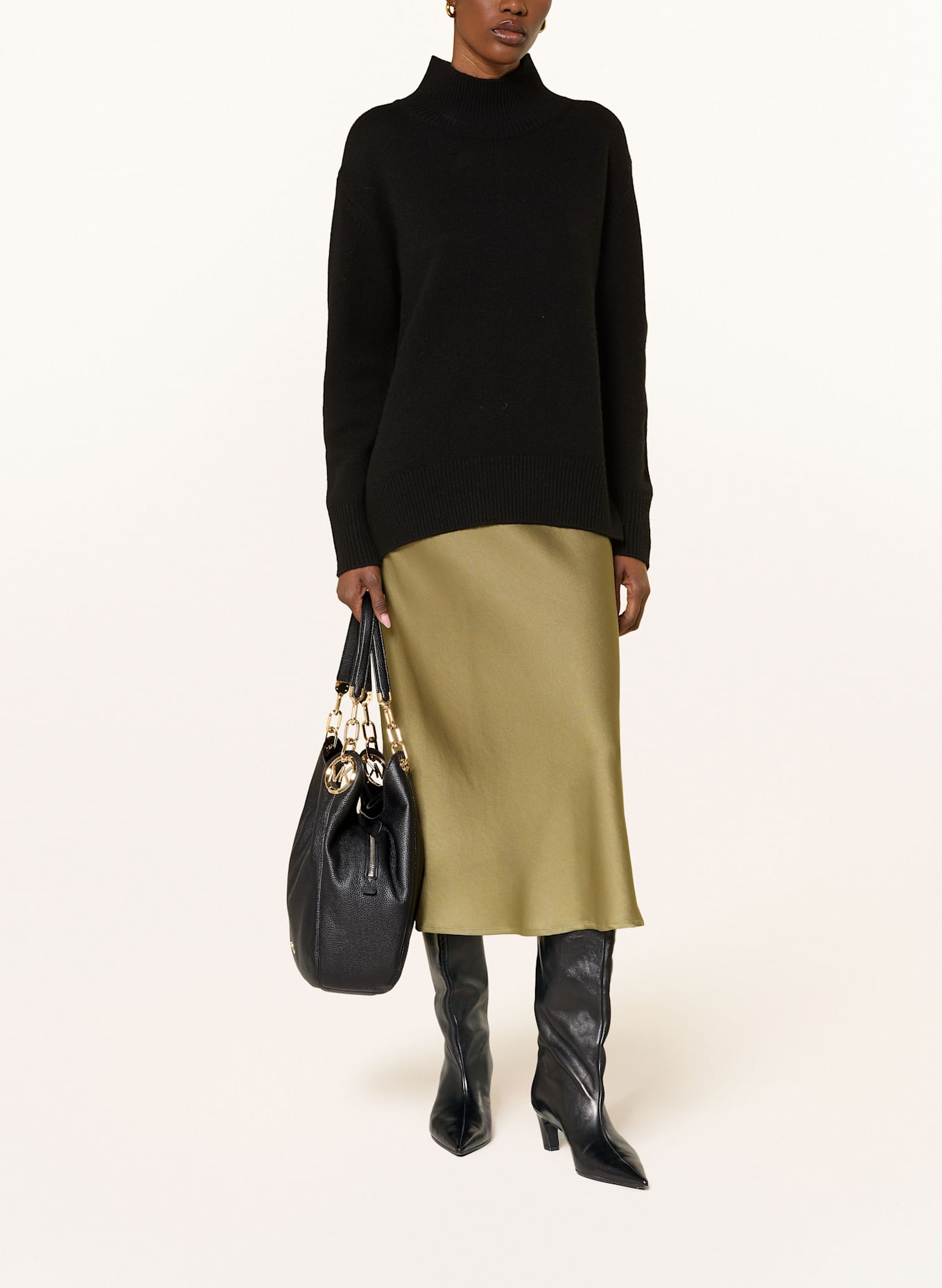 MICHAEL KORS Shoulder bag: BLACK