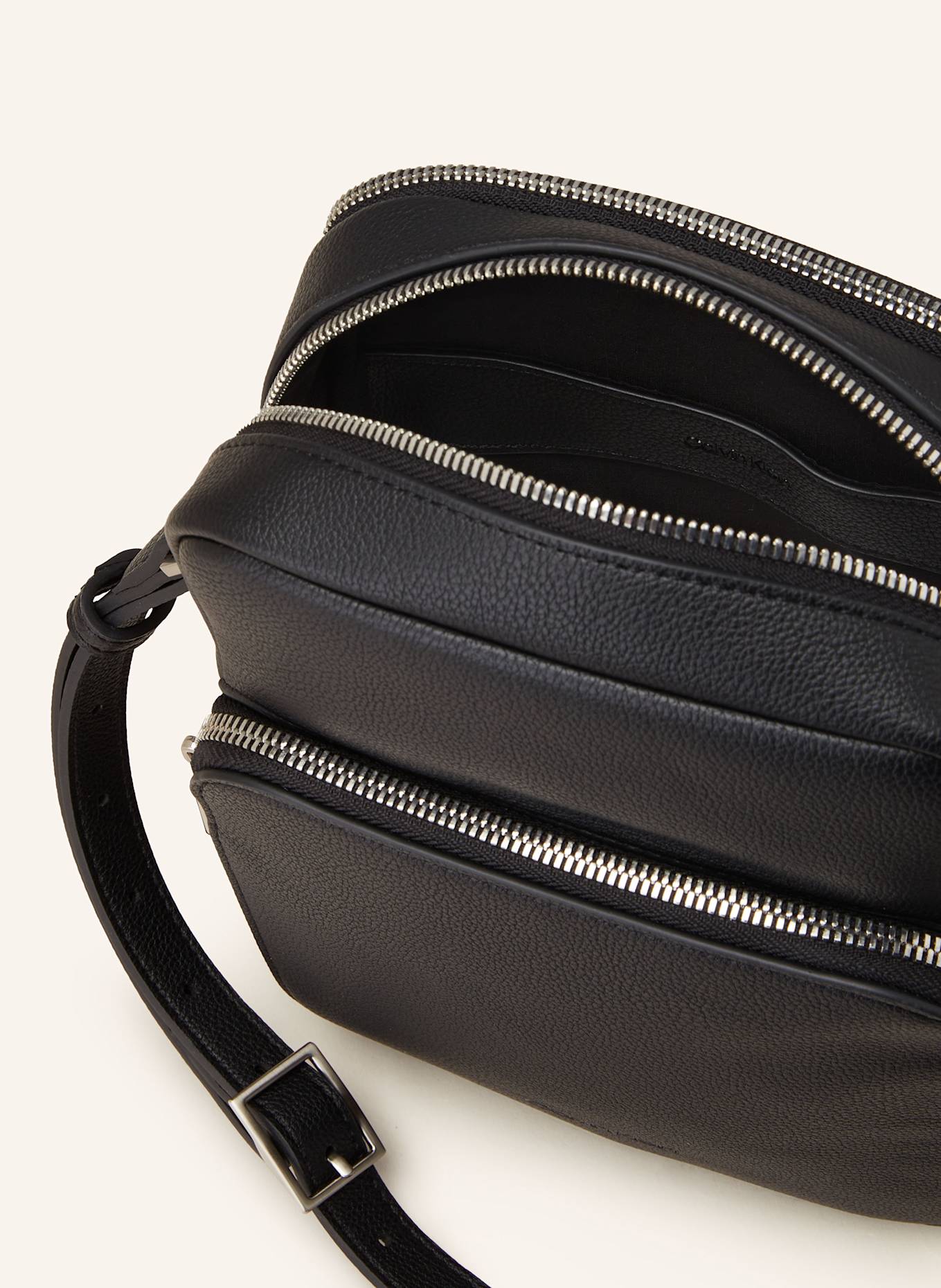 Calvin Klein MICRO PEBBLE crossbody bag in black